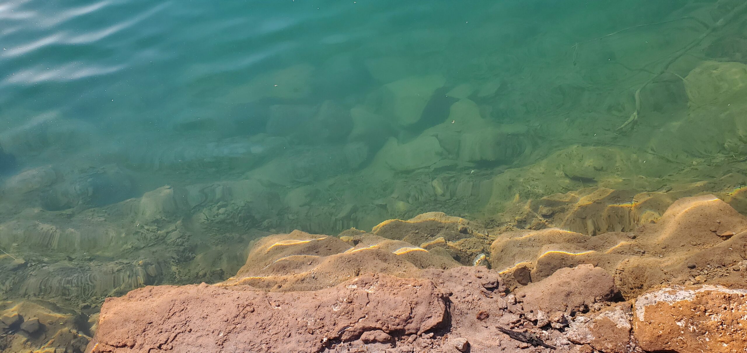 LaRue mine pit water in Minnesota spring
