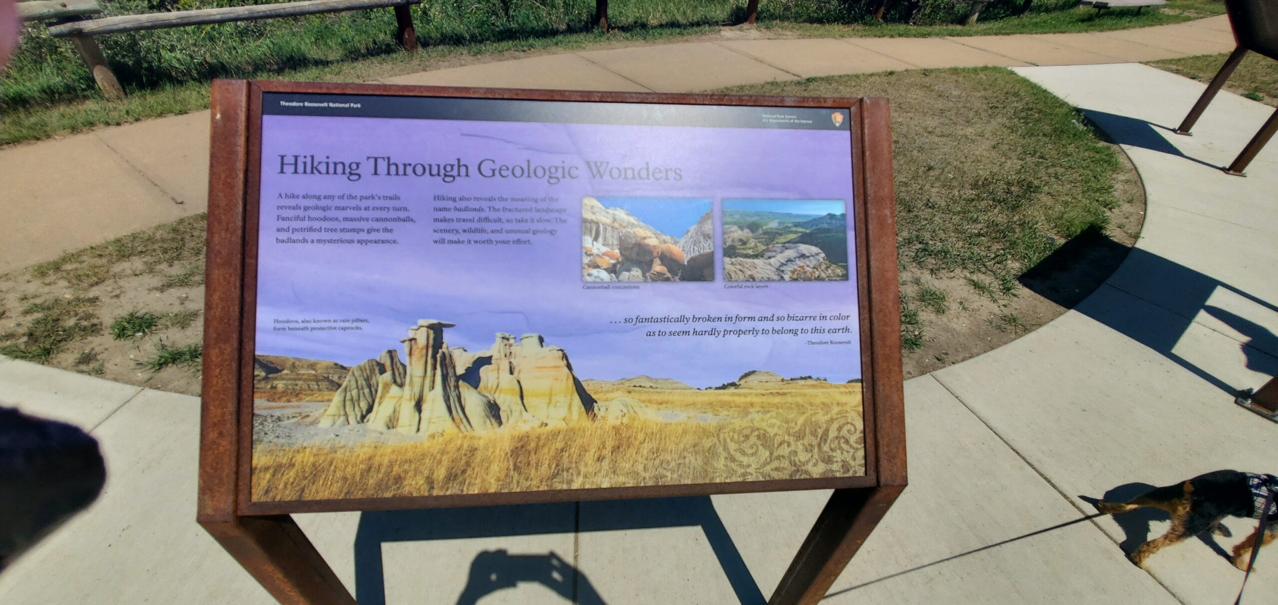 North Dakota badlands view