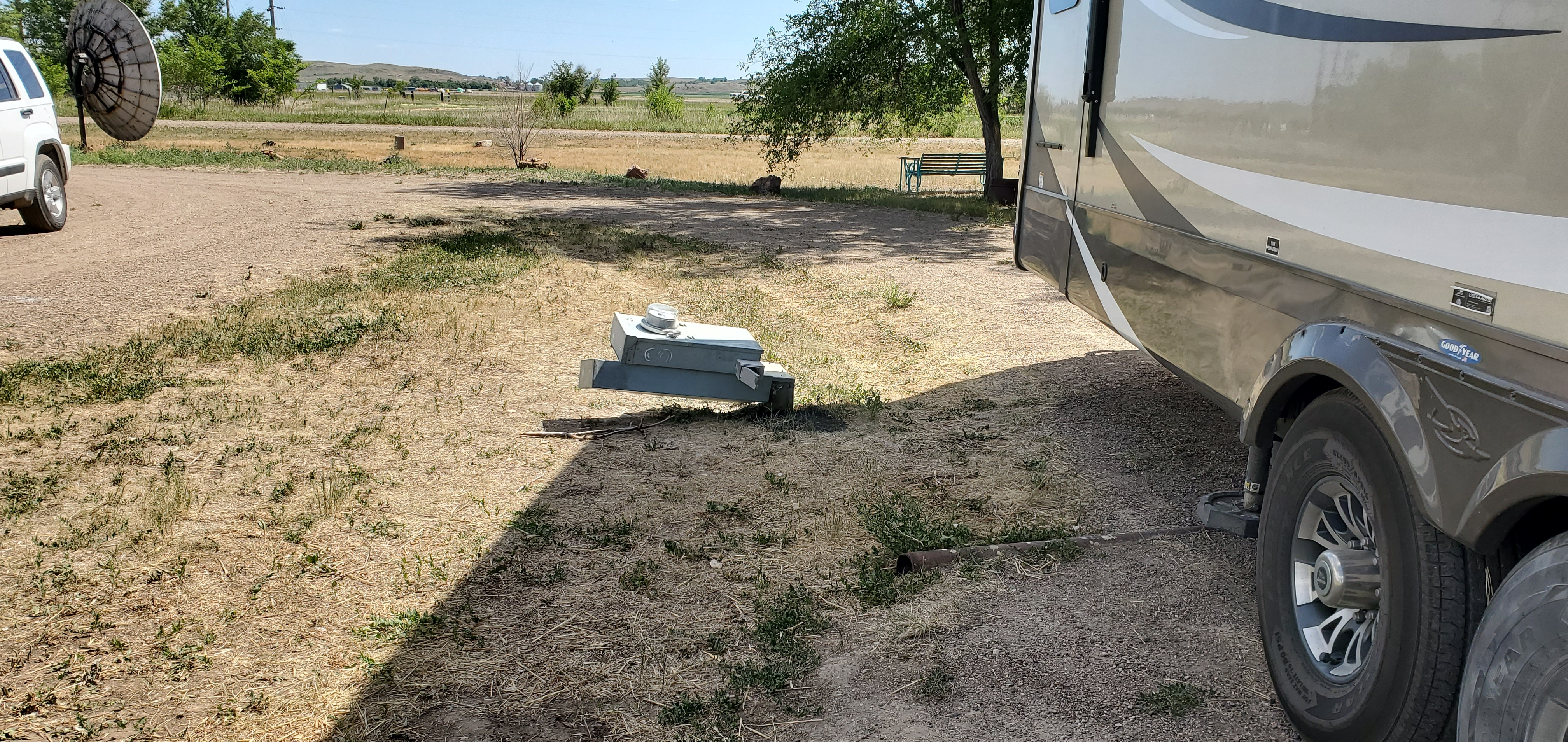 Terry, Montana RV rough start with small fire