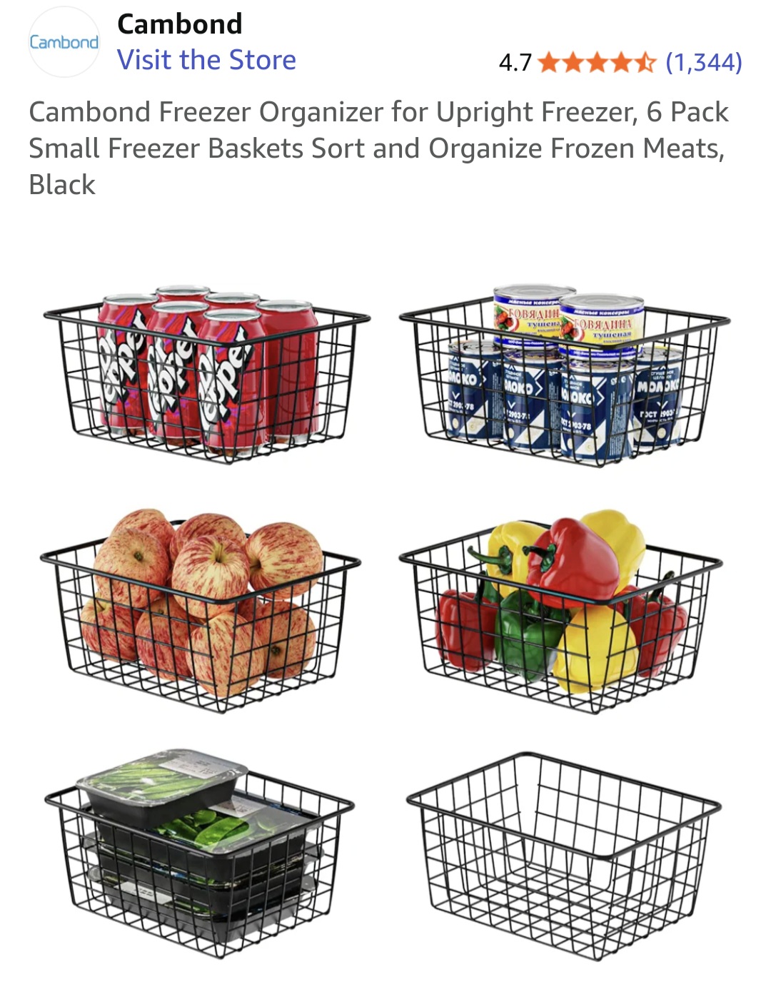 Product - Refrigerator storage baskets