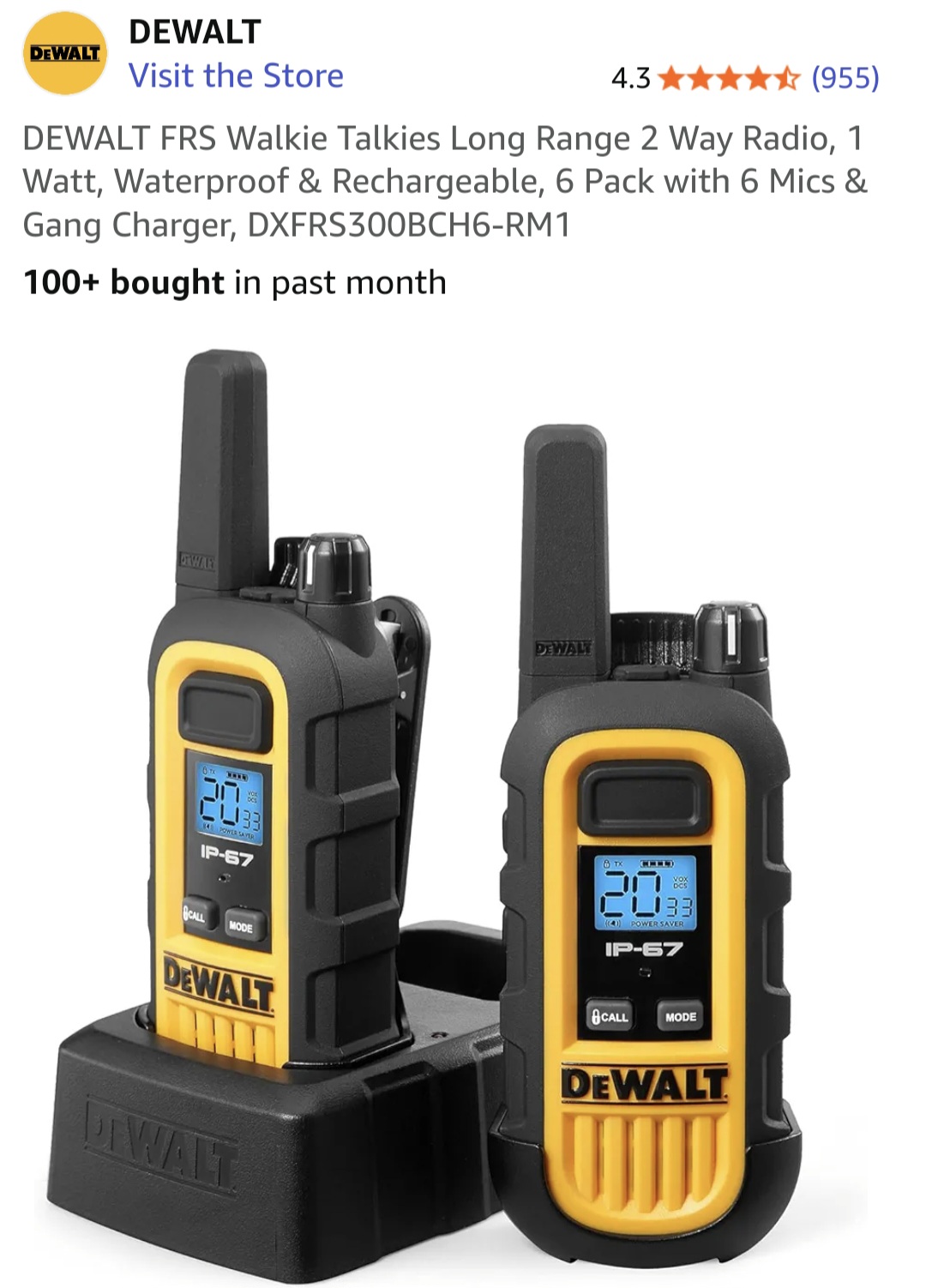 Product - Walkie Talkies