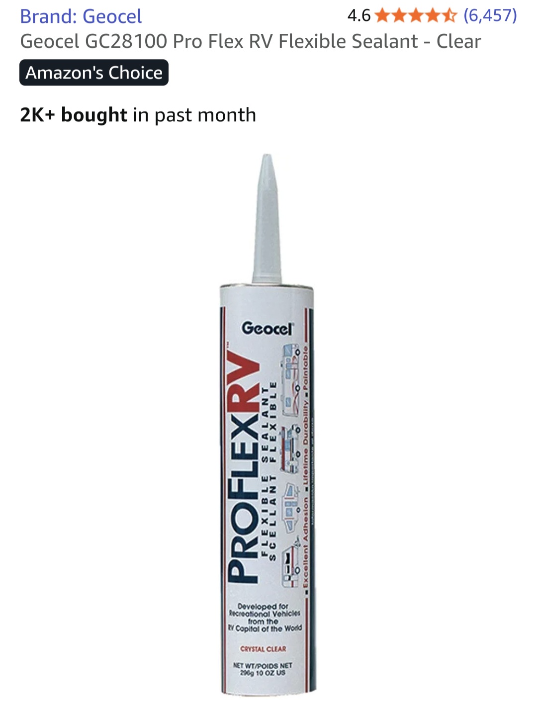 Product - Geocel flex seal