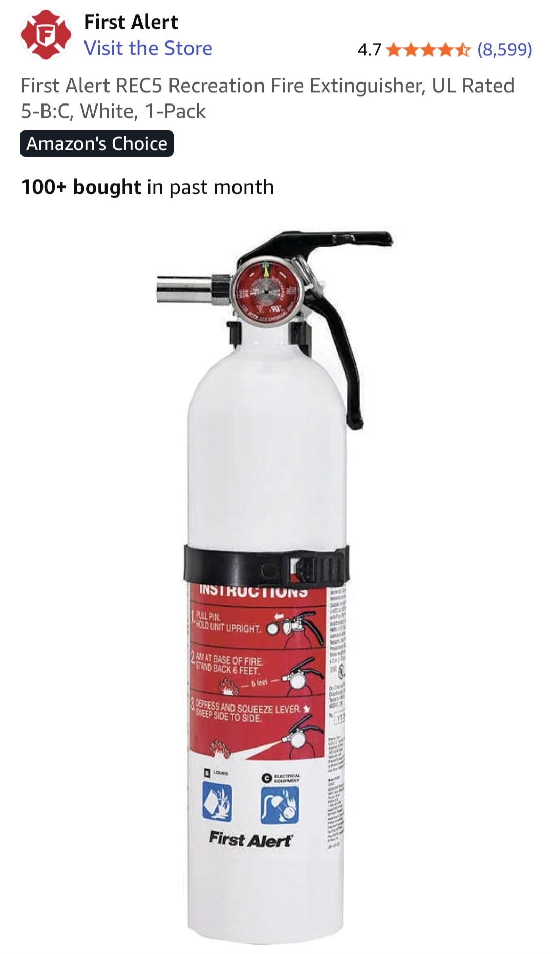 Product - RV Fire extinguisher