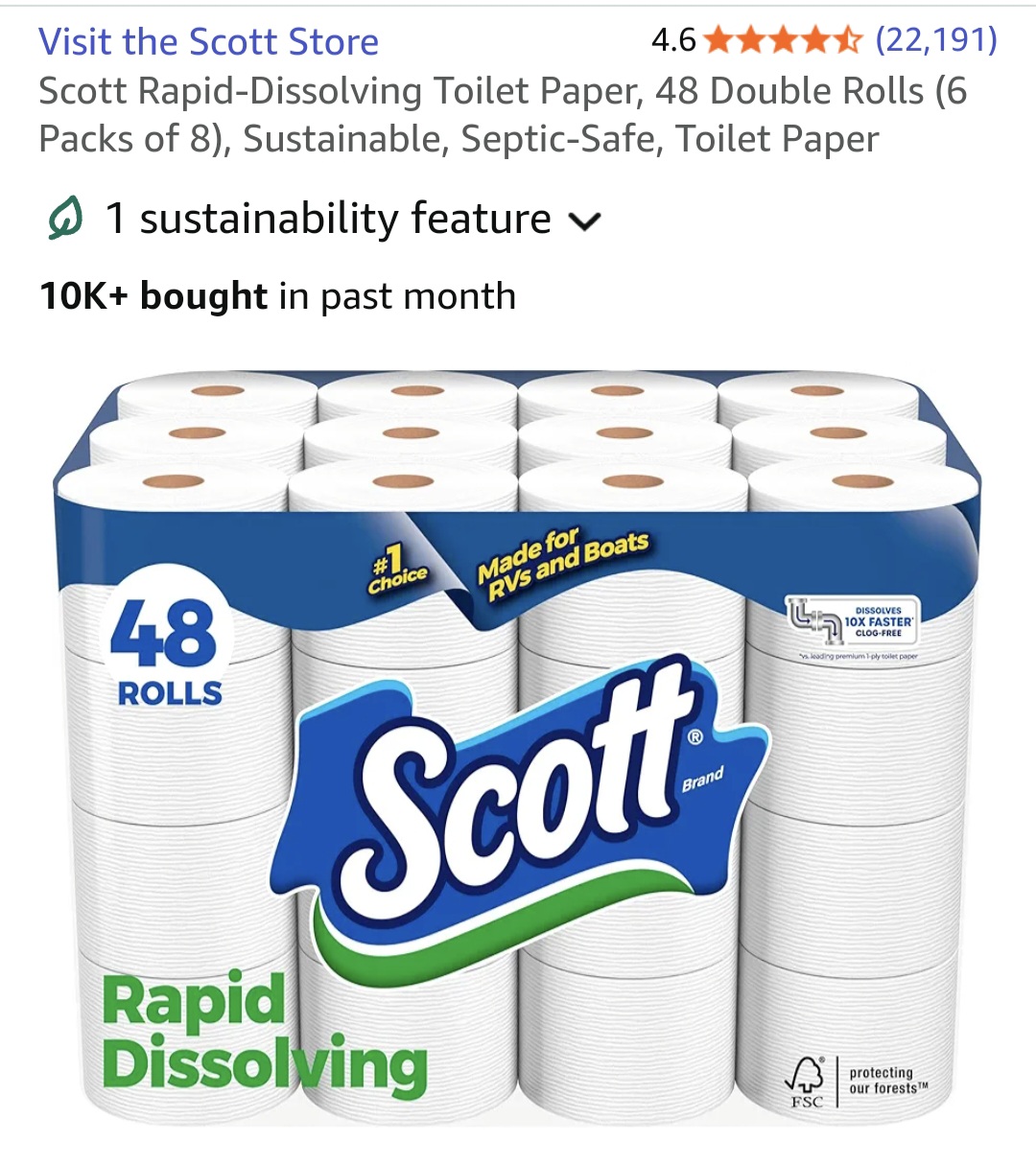 Product - RV Toilet paper