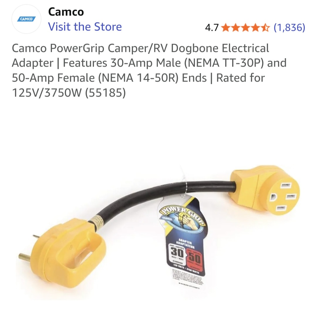 Product - RV Electrical dog bone