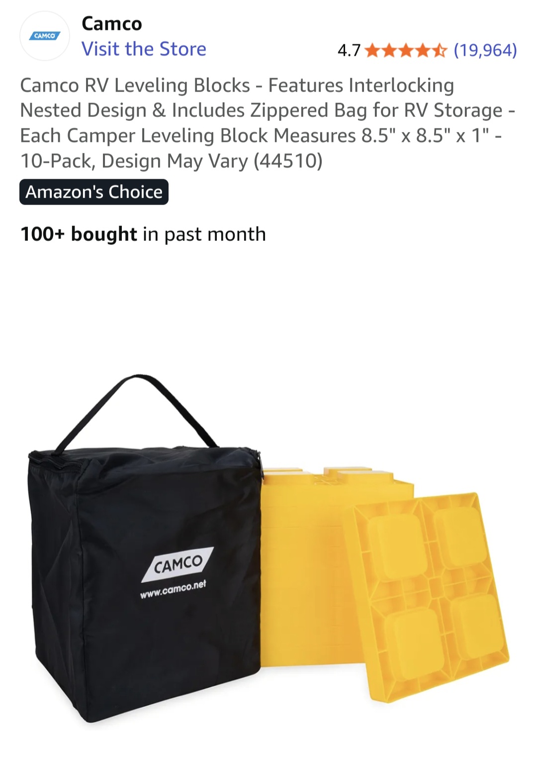 Product - RV leveling blocks