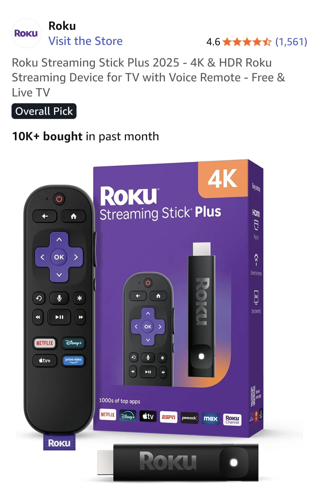 Product - Roku TV streaming device