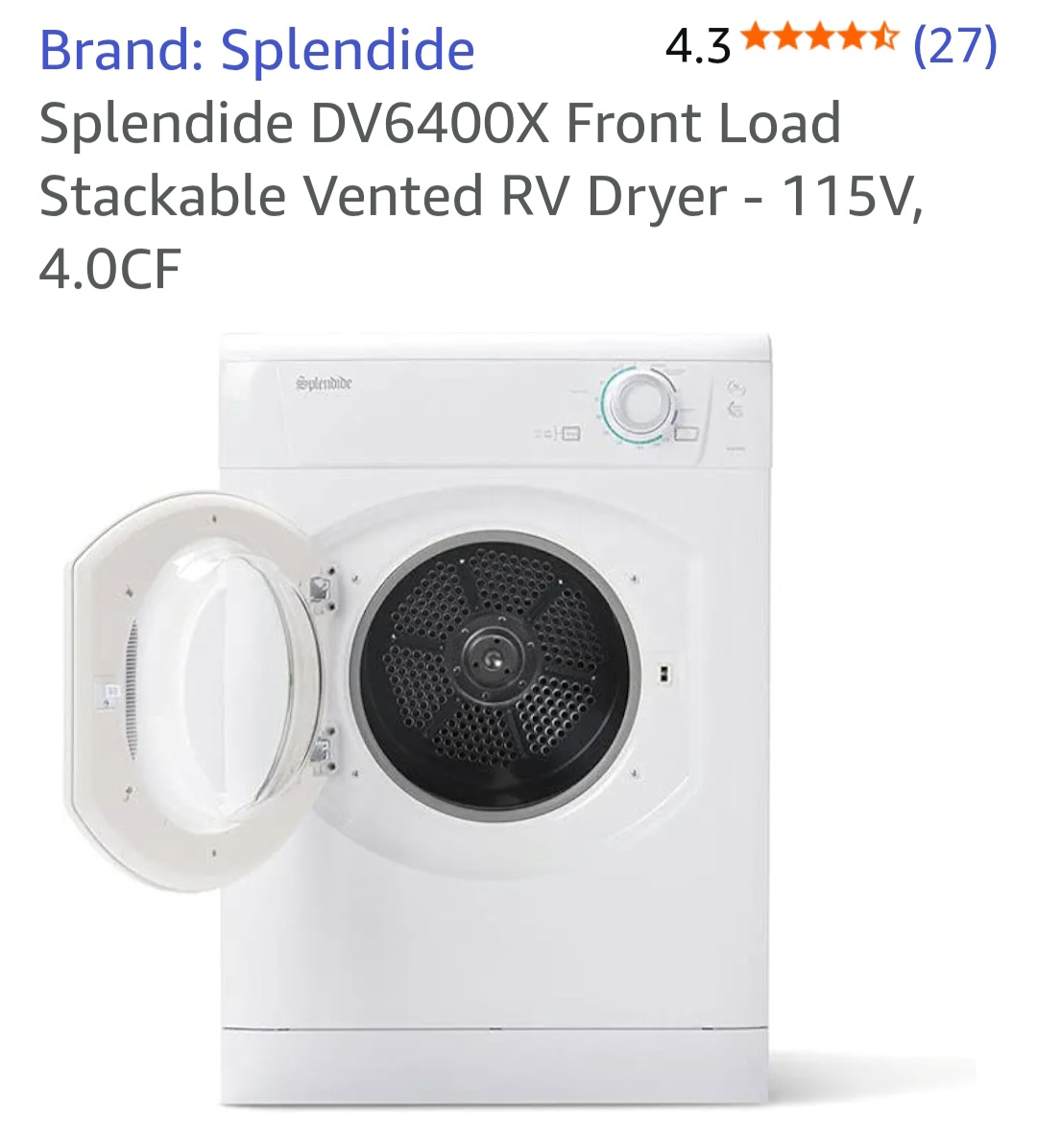 Product - RV dryer