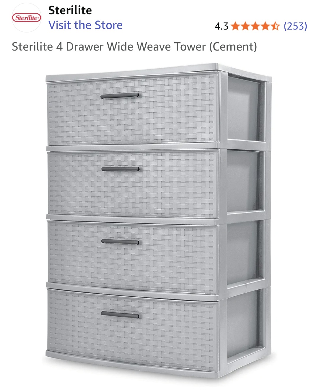 Product - Plastic drawers for RV storage