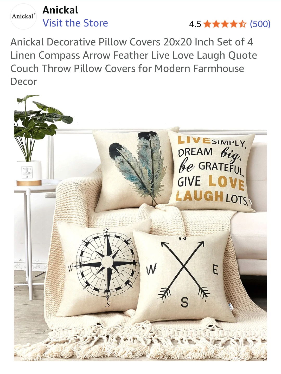 Product - RV throw pillow covers
