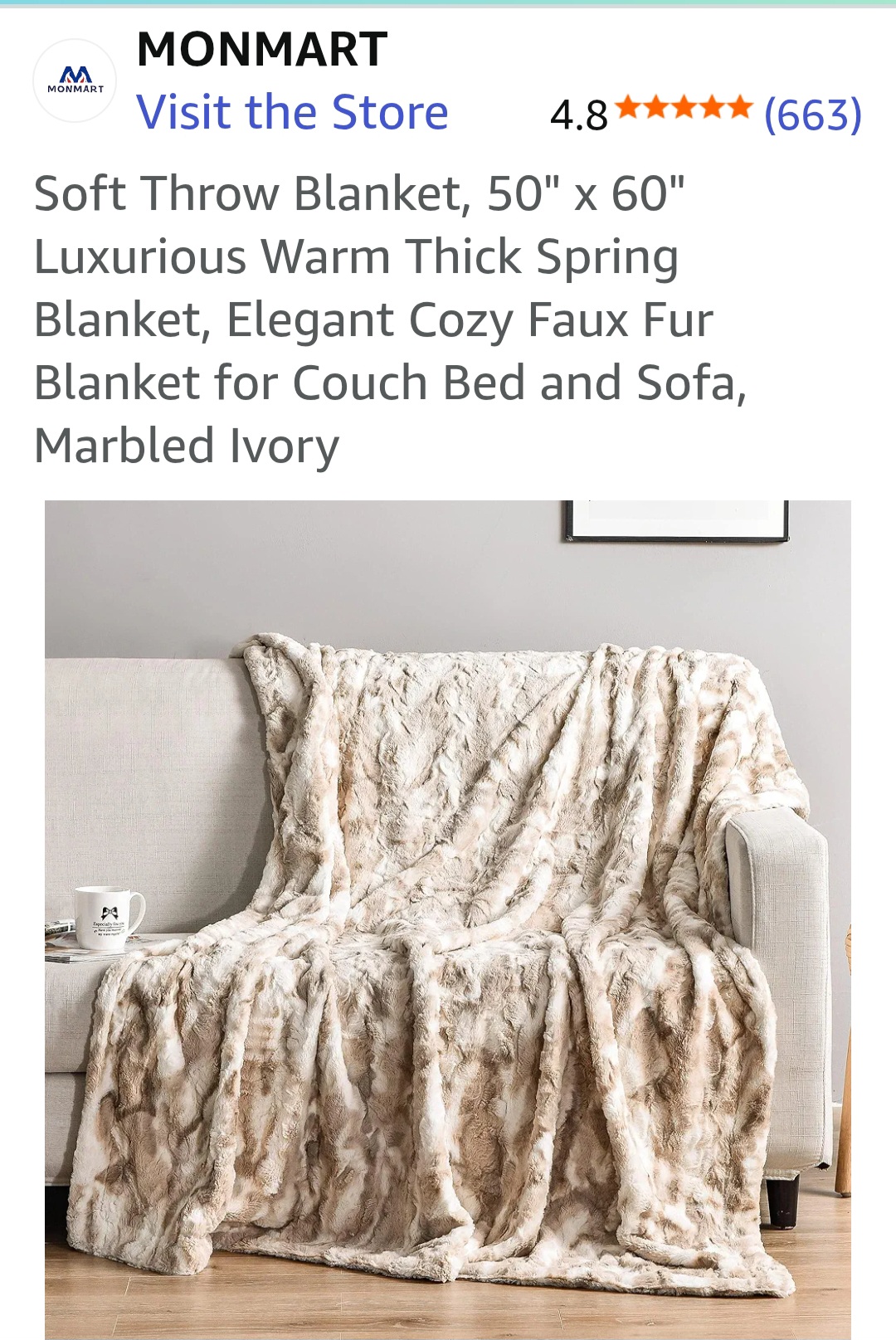 Product - Throw blanket