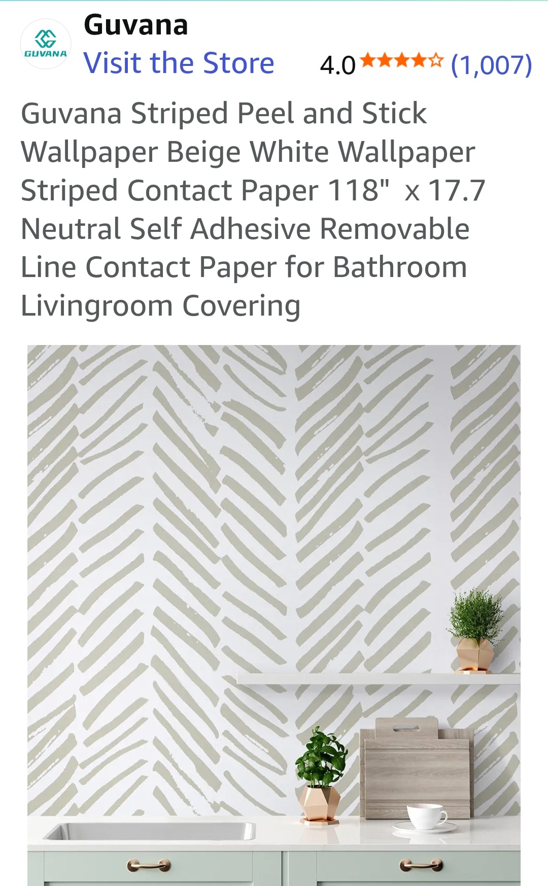 Product - Peel and stick wallpaper