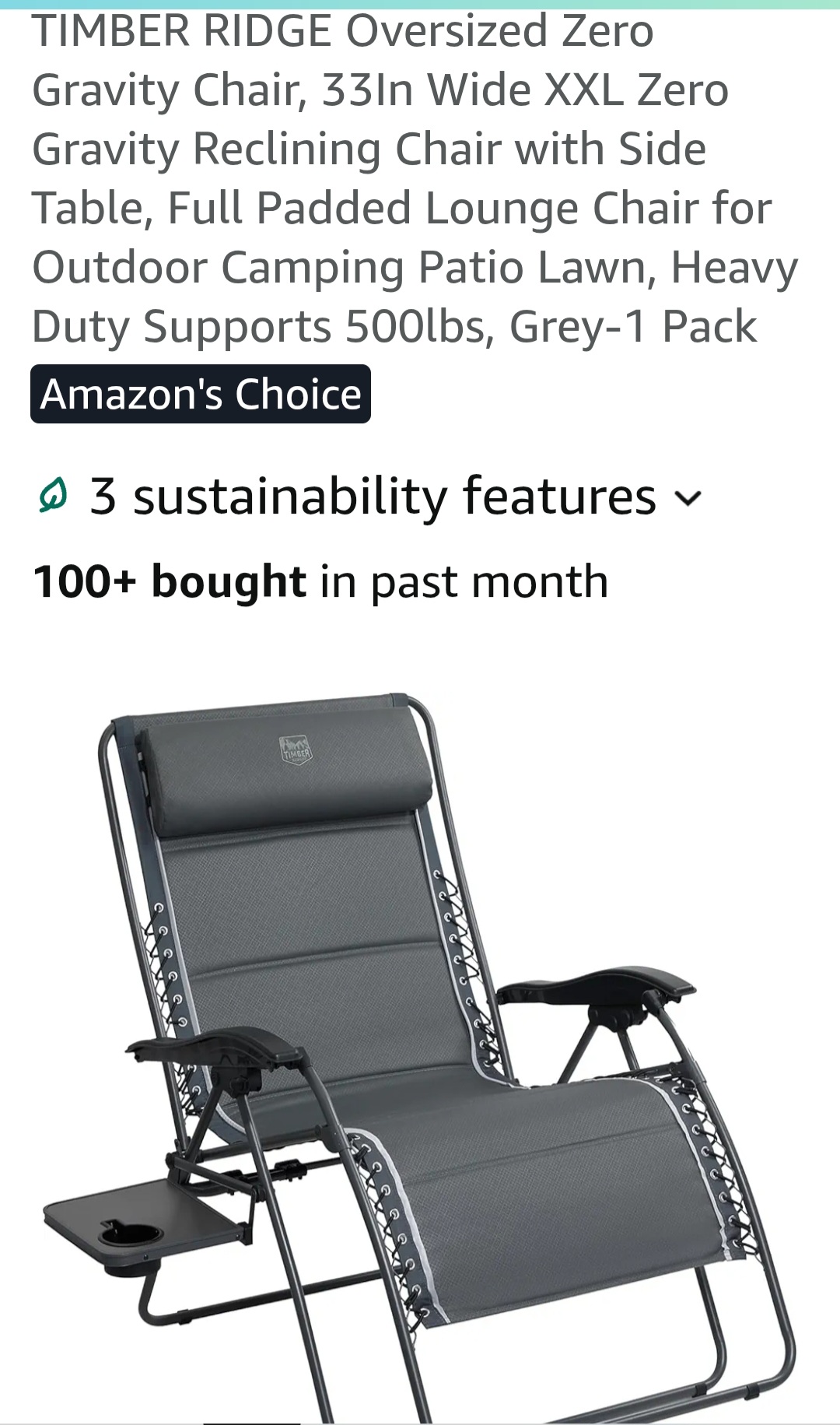 Product - outdoor lawn chair