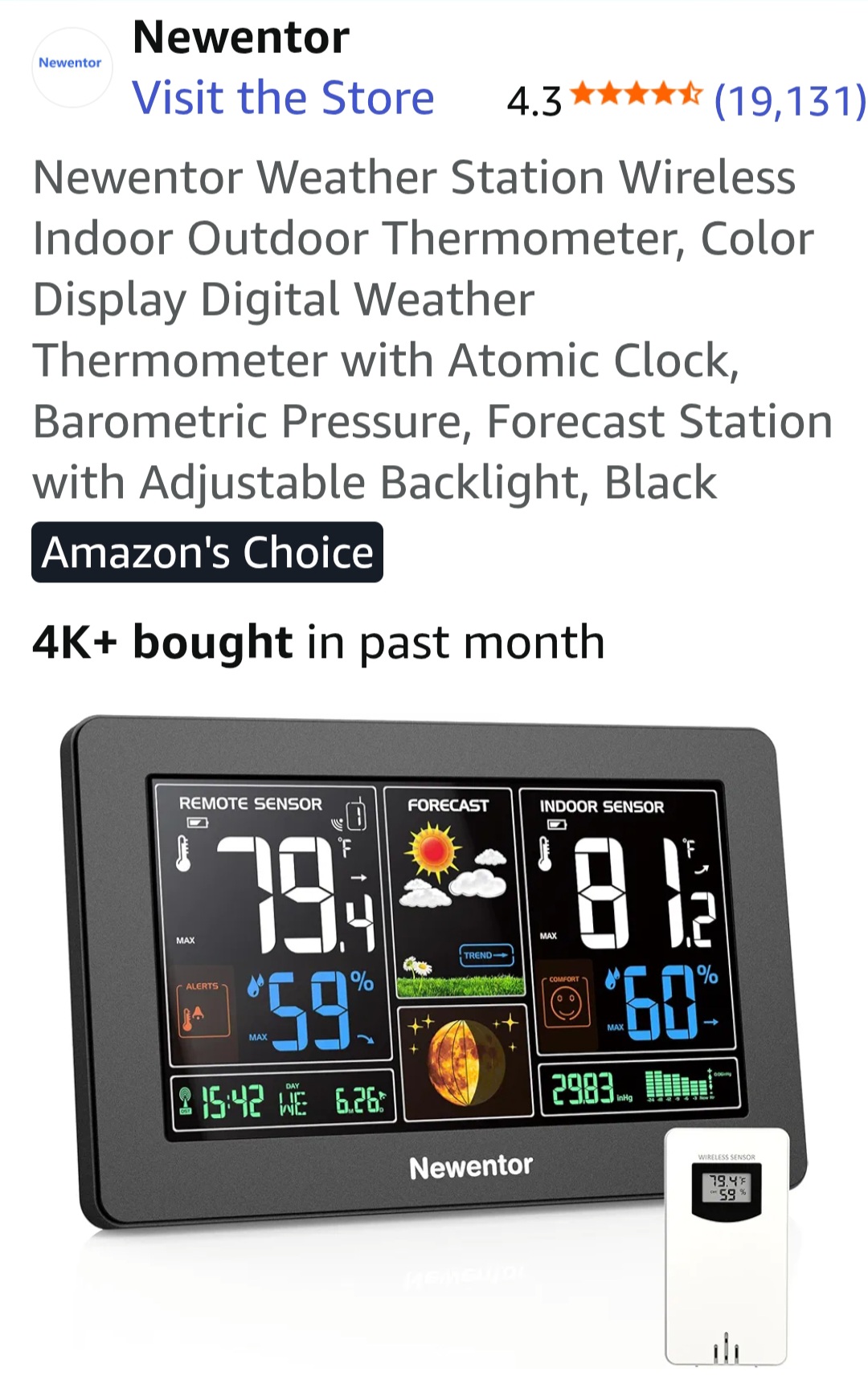 Product - Weather Station