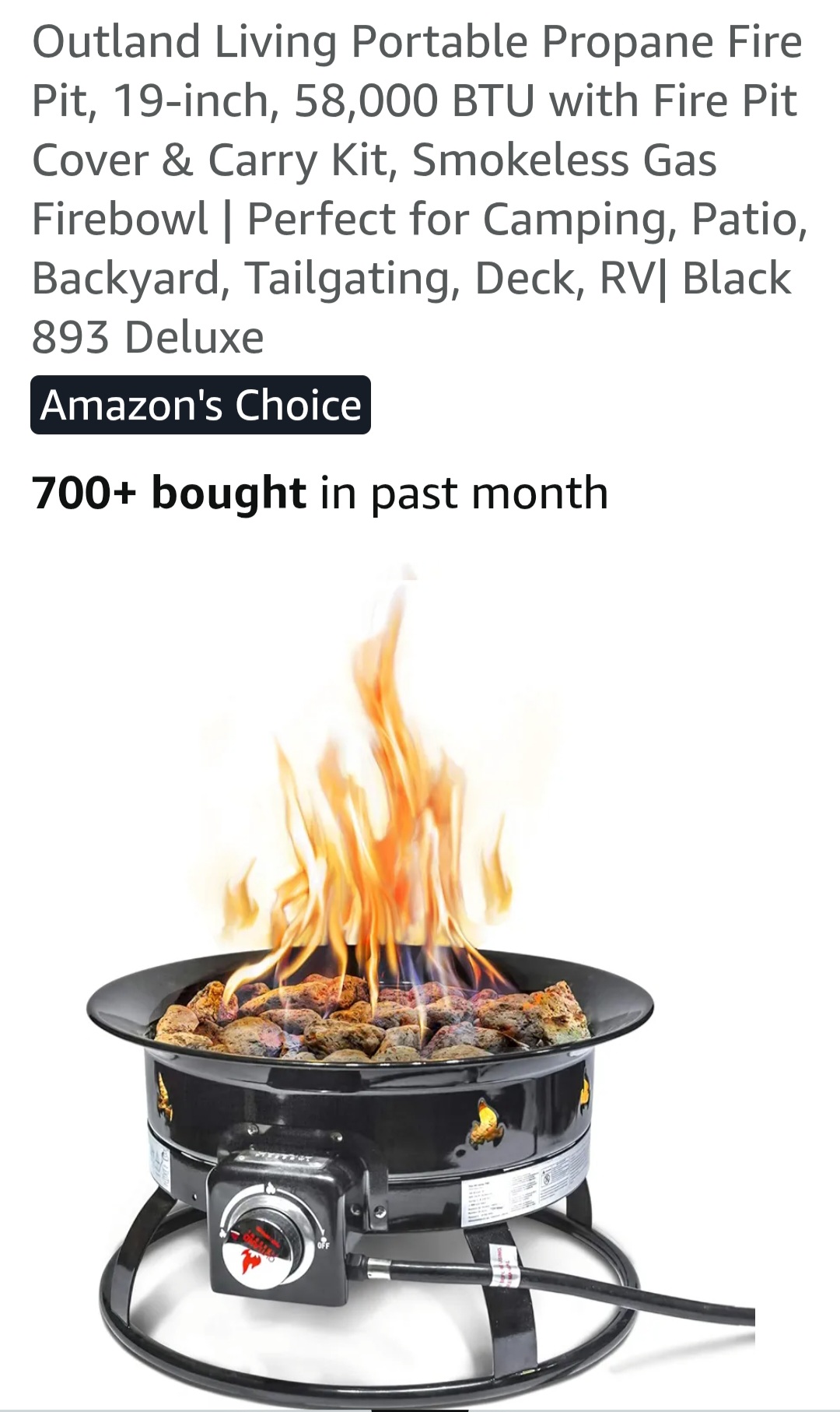 Product - RV outdoor firepit