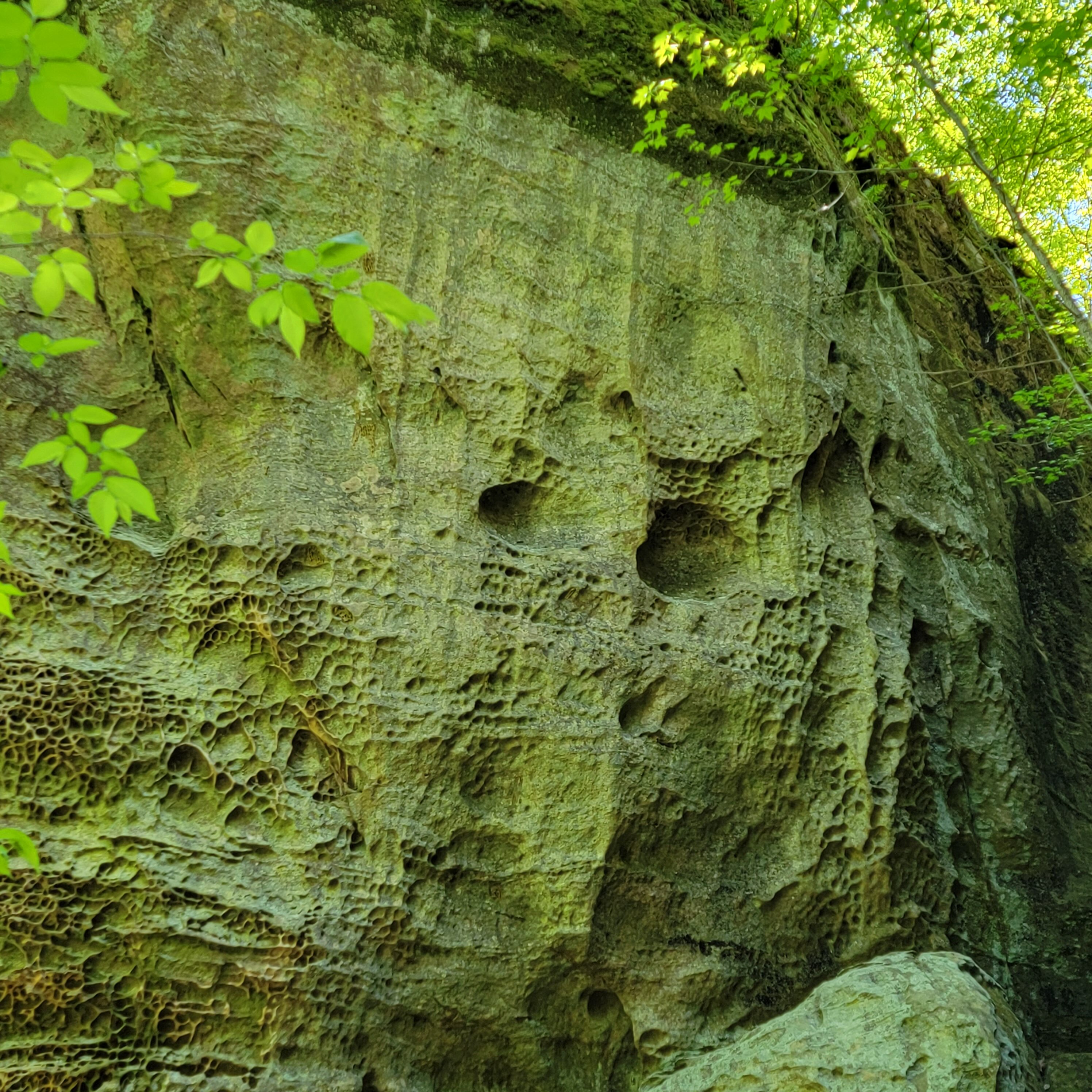 Mantle Rock park in Birdsville, Kentucky