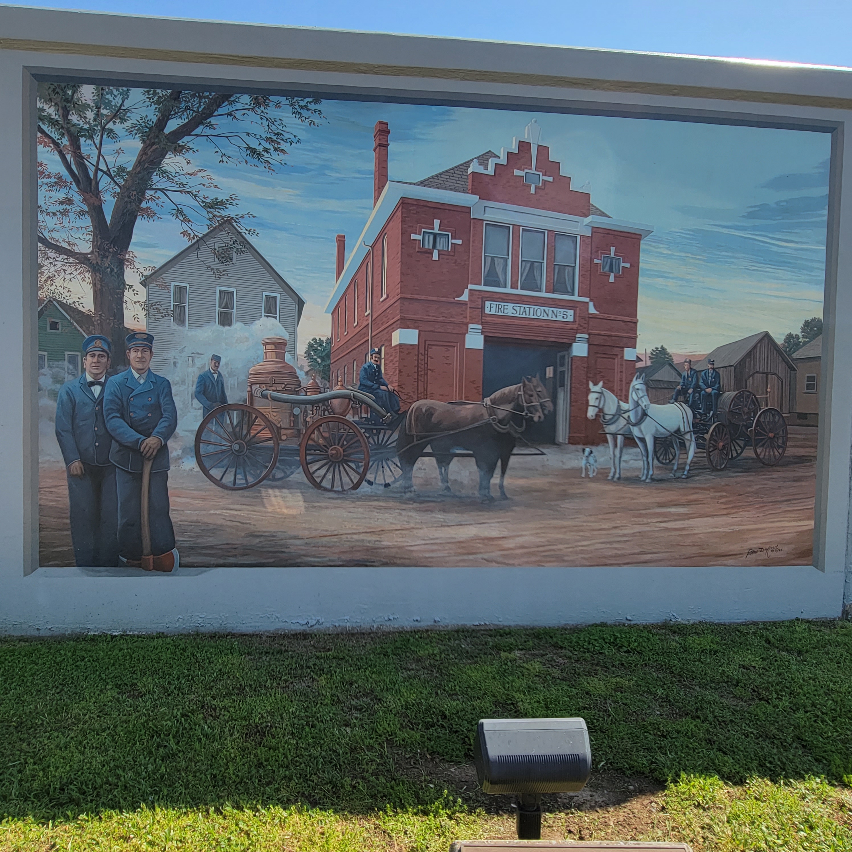Paducah Flood wall mural in Kentucky