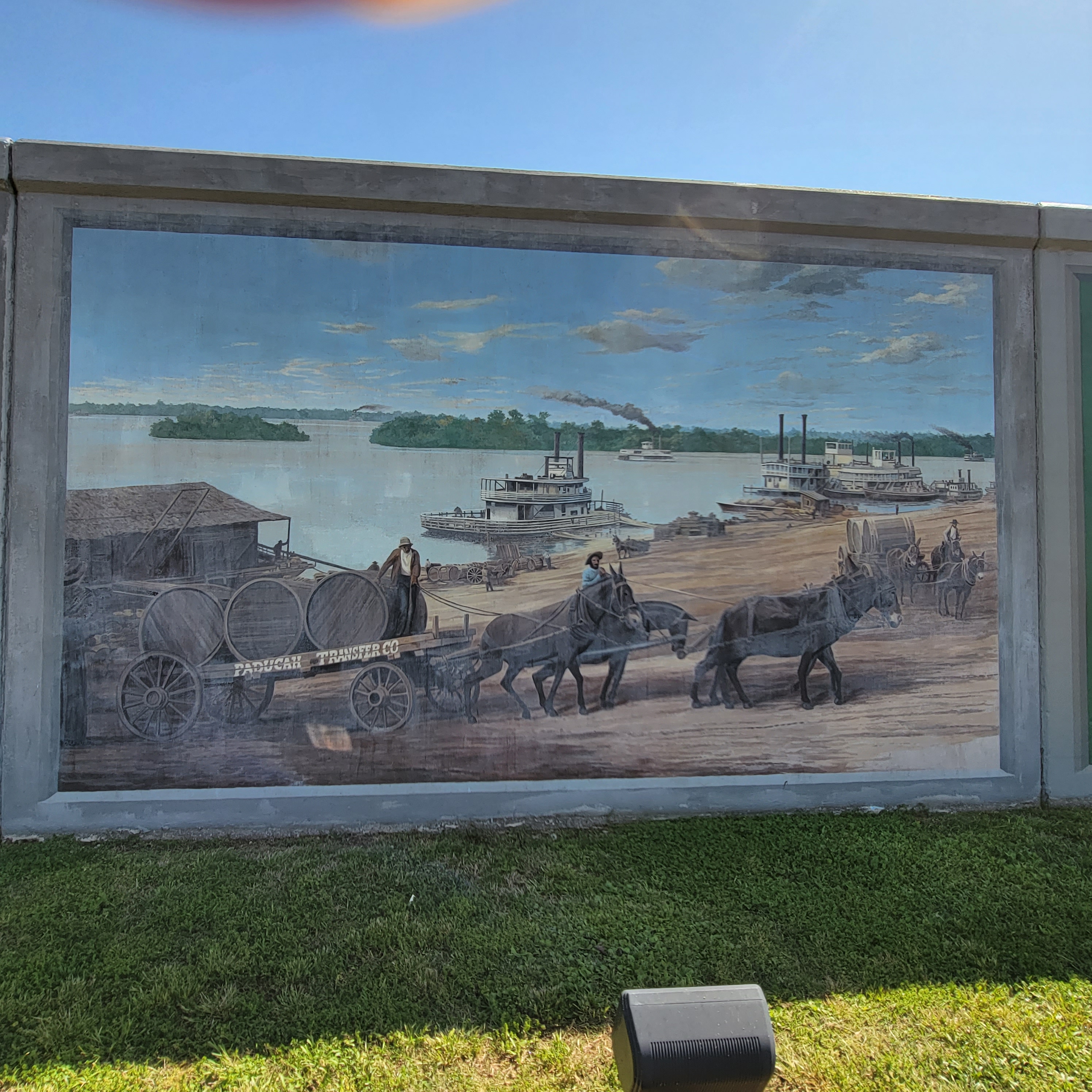 Kentucky flood mural wall