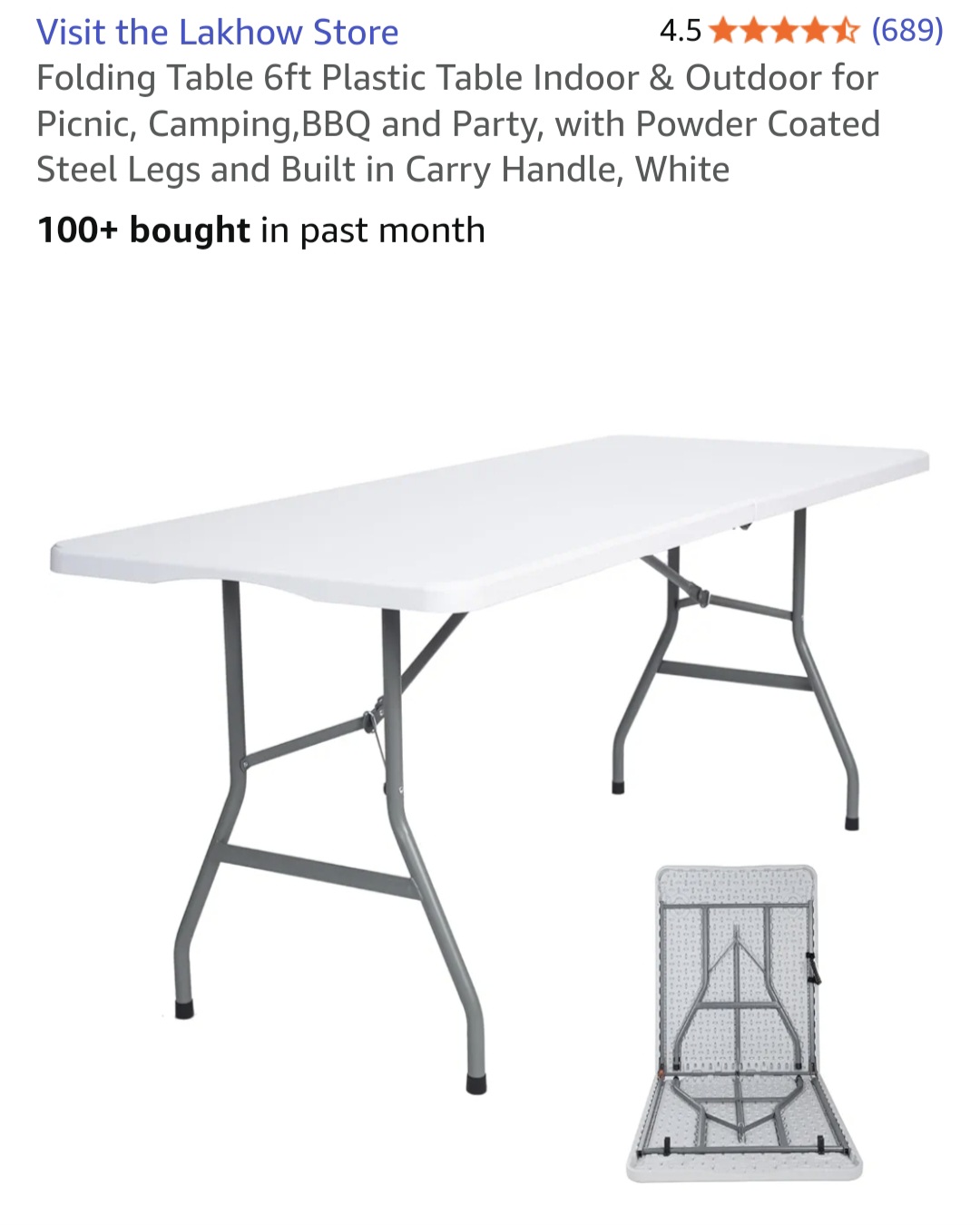 Product - Outdoor portable table
