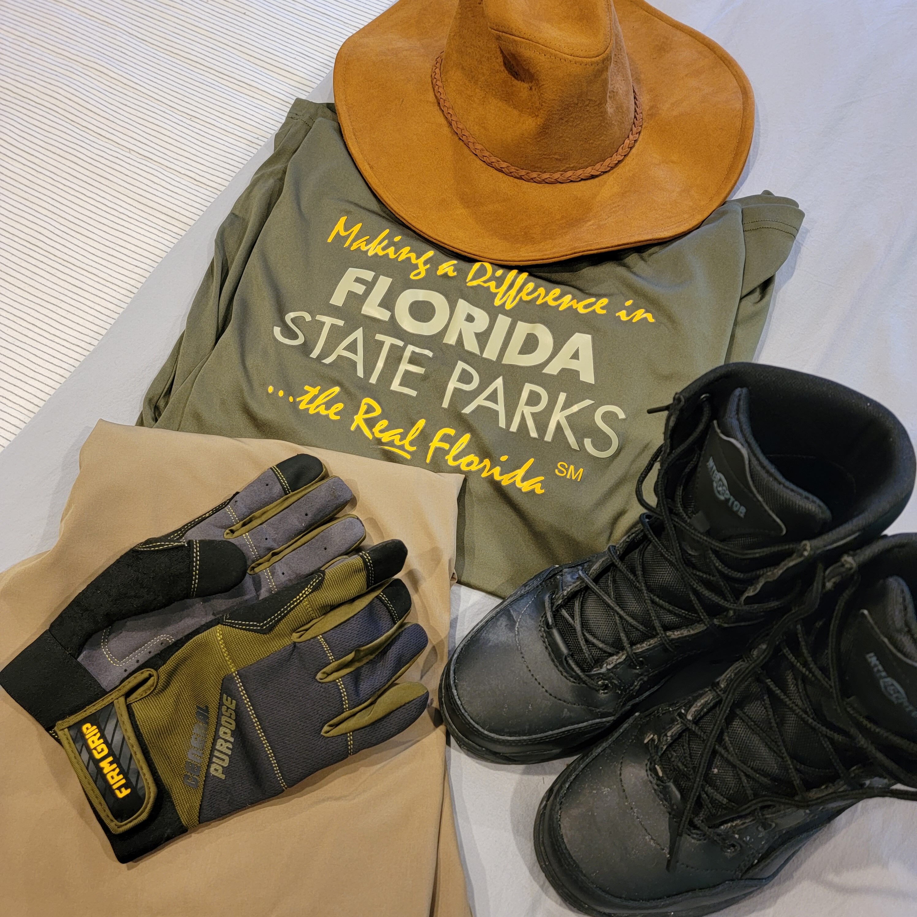 Resident Volunteer gear for Florida State Parks