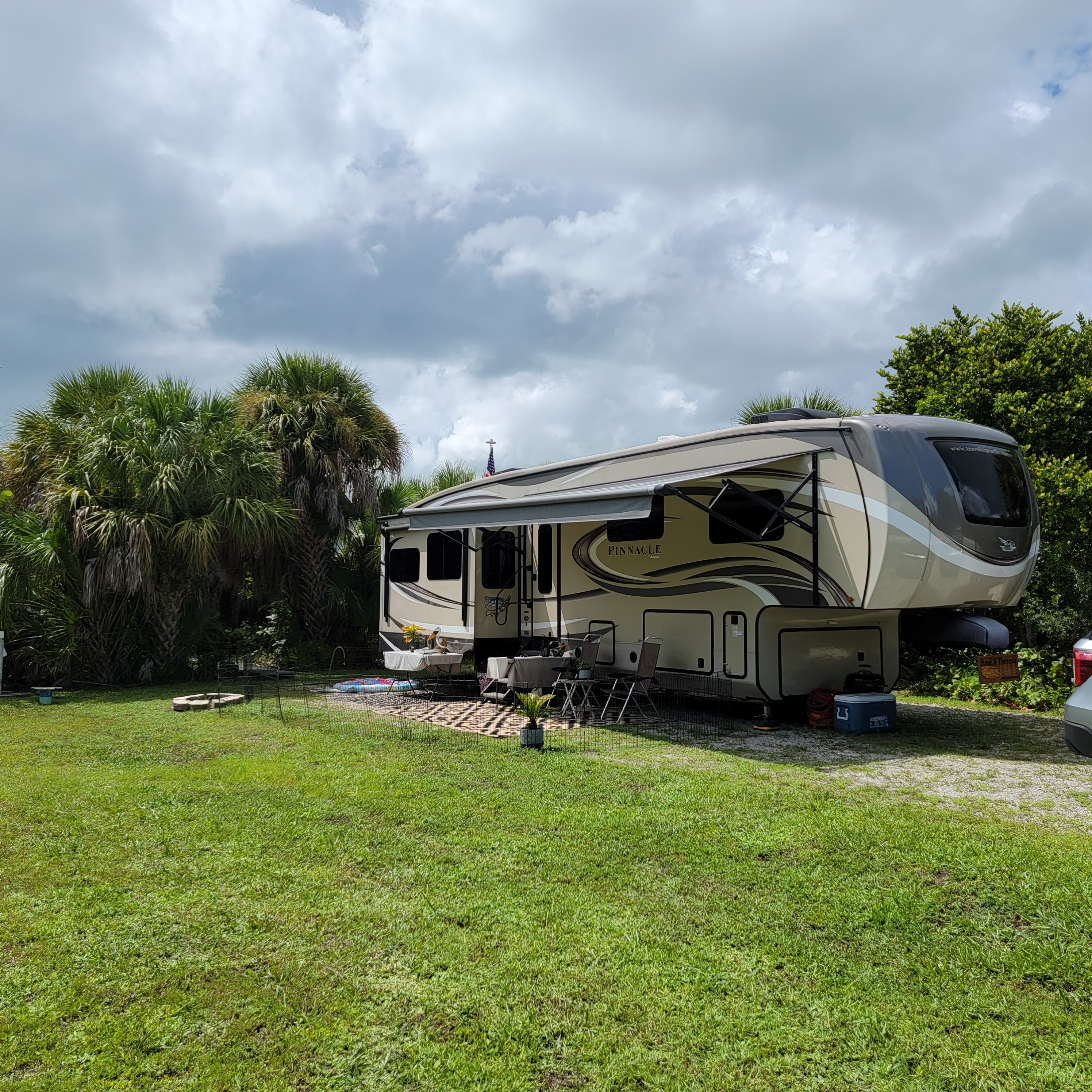 Typical site for Resident Volunteers at Lovers key state park