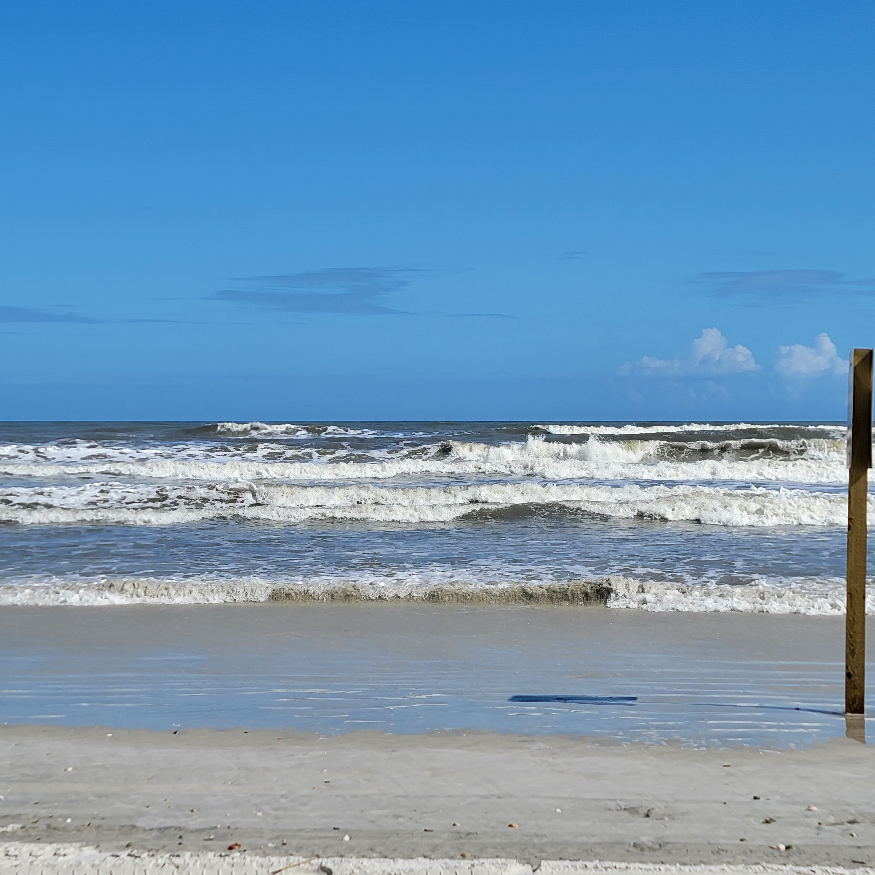 Atlantic Ocean view from St. Augustine, Florida