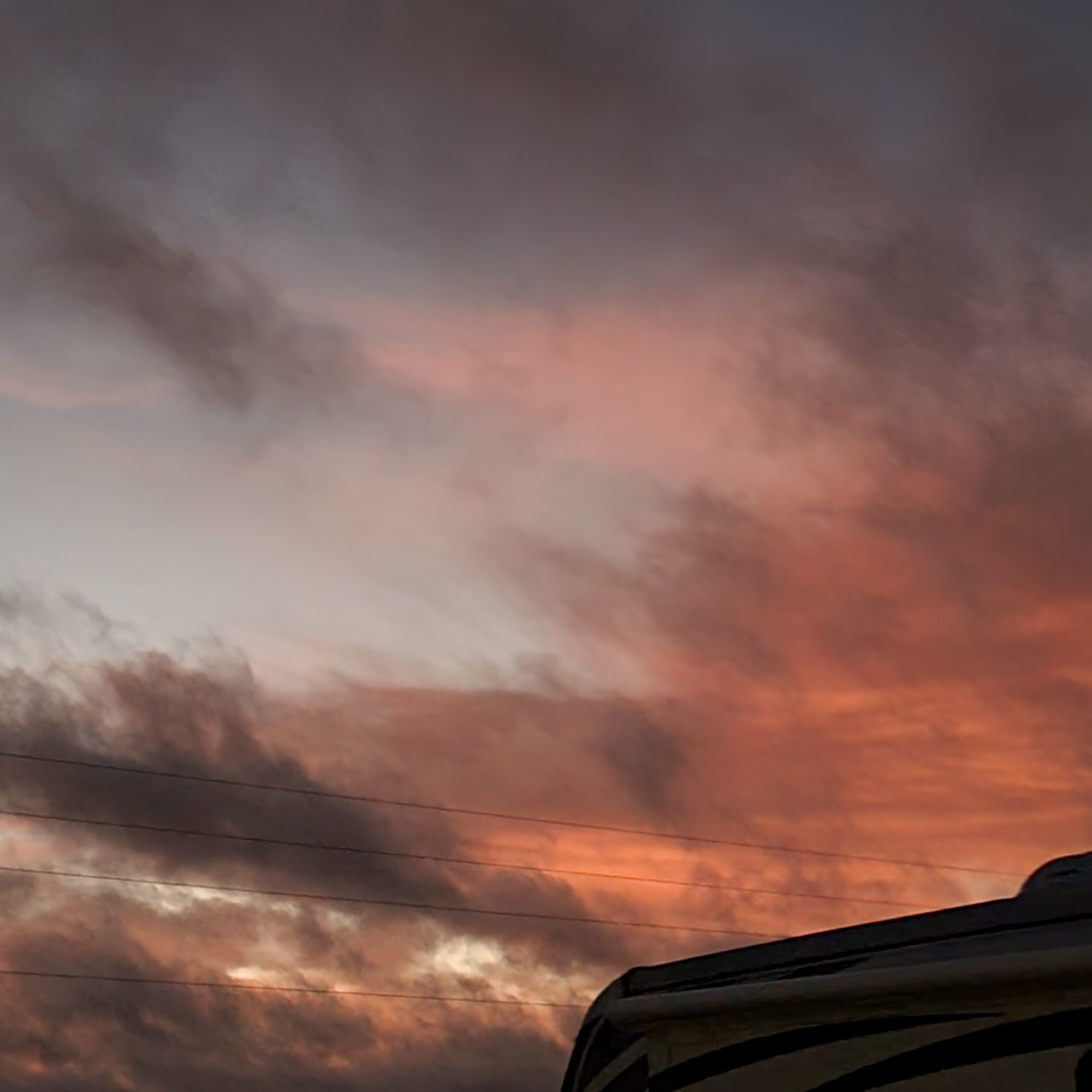 Can't beat a sunrise over the perfect place to park the RV
