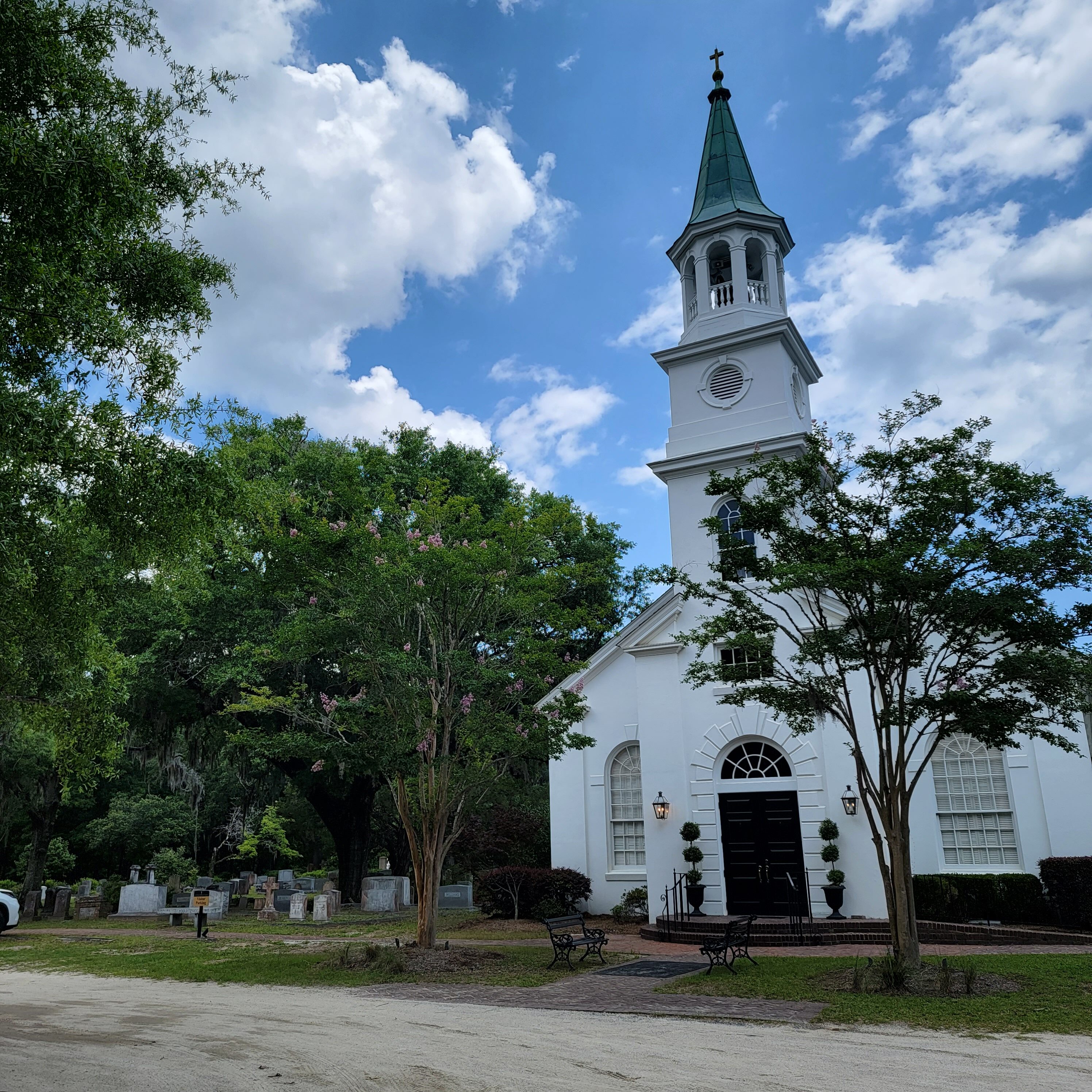 Perfect church setting in Lowlands of south carolina