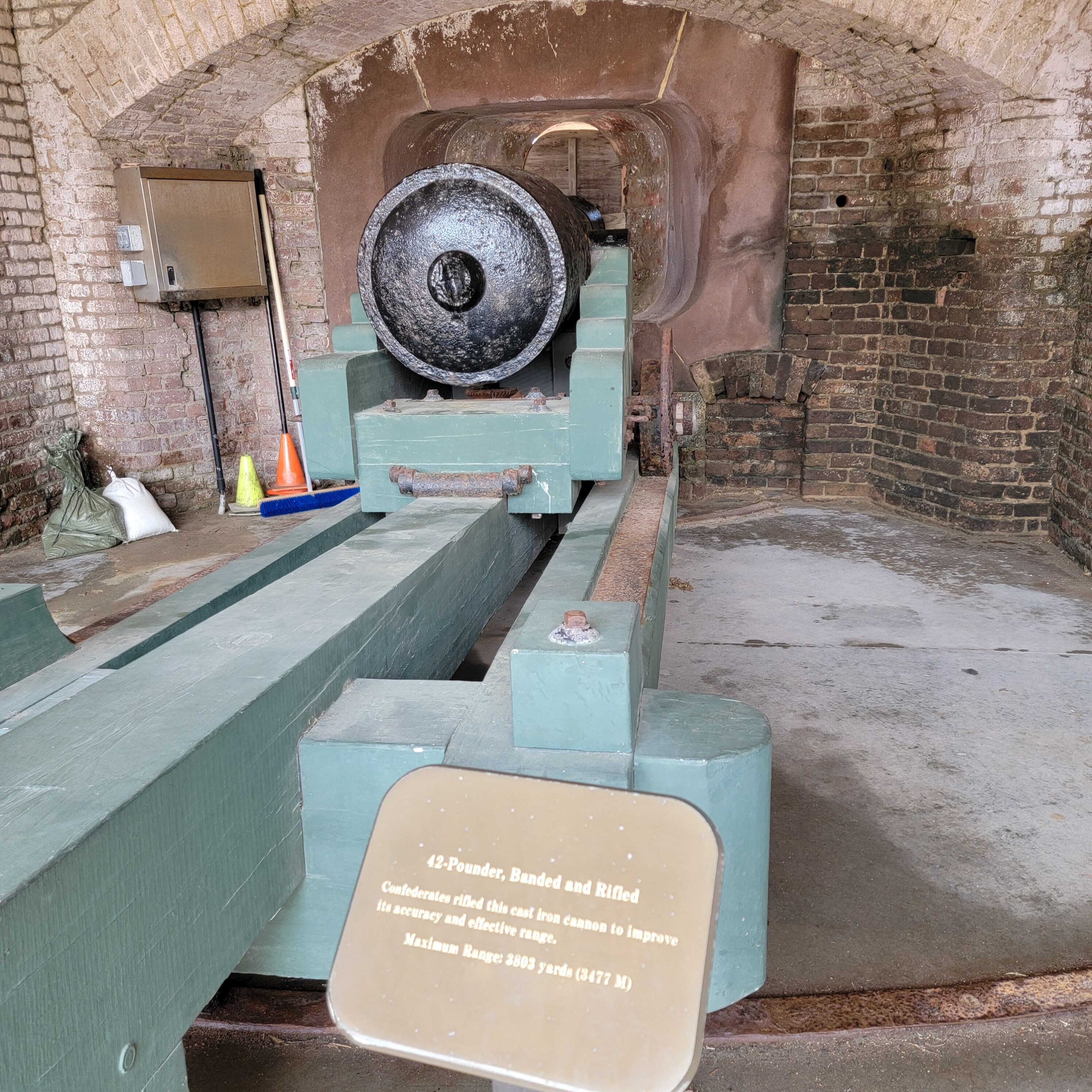 The cannon balls of Fort Sumpter
