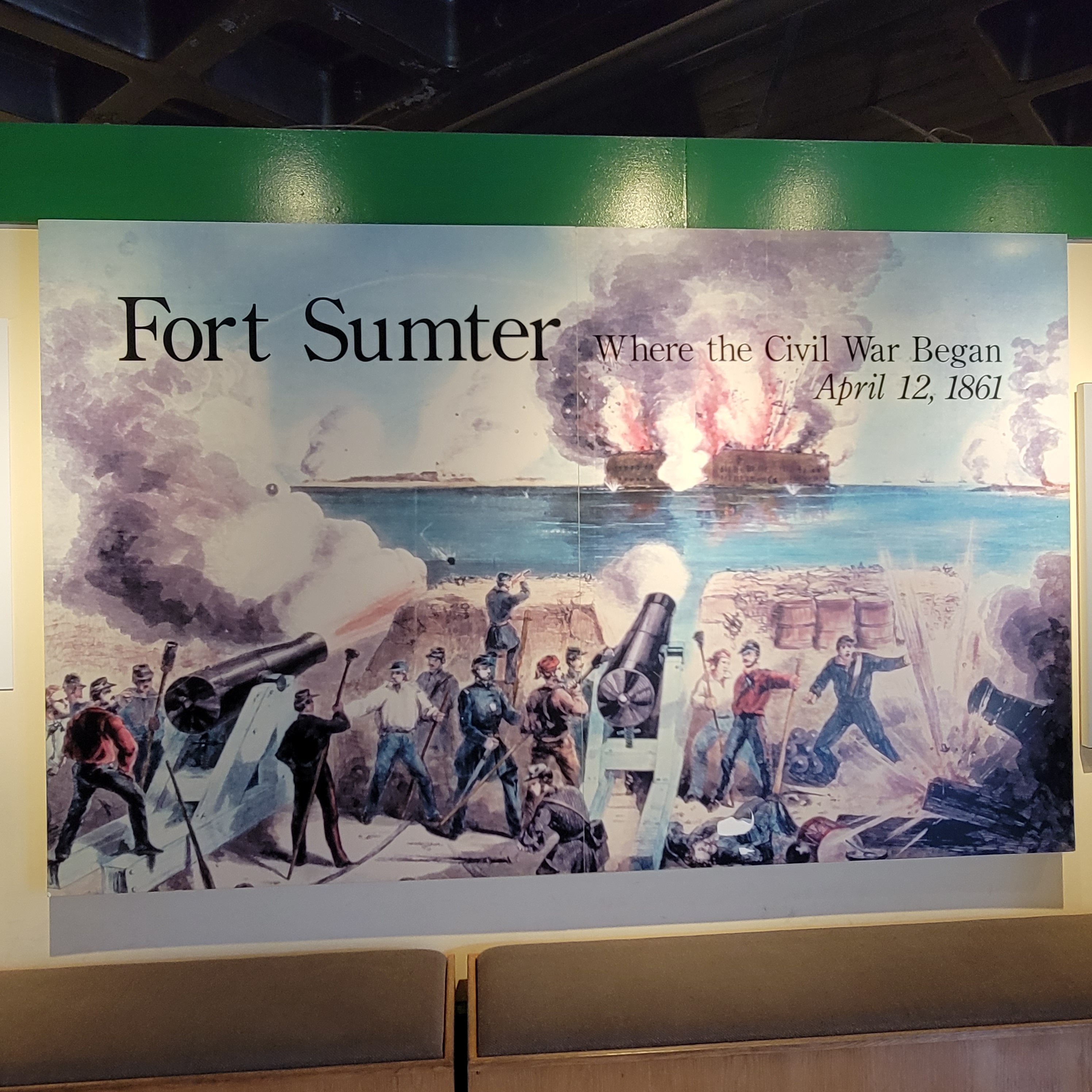 Fort Sumpter museum walk through