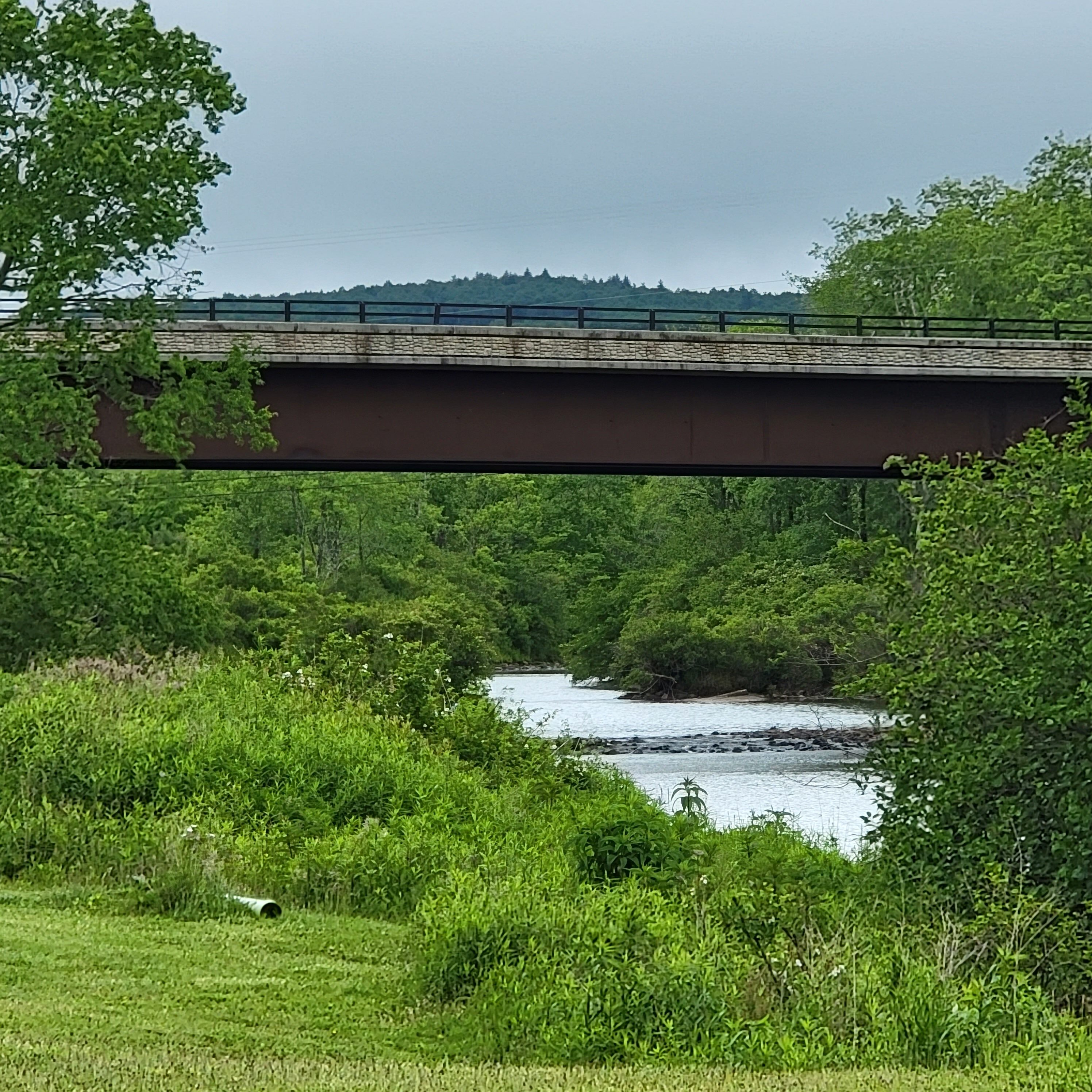 Bridge over the river in West Virginia