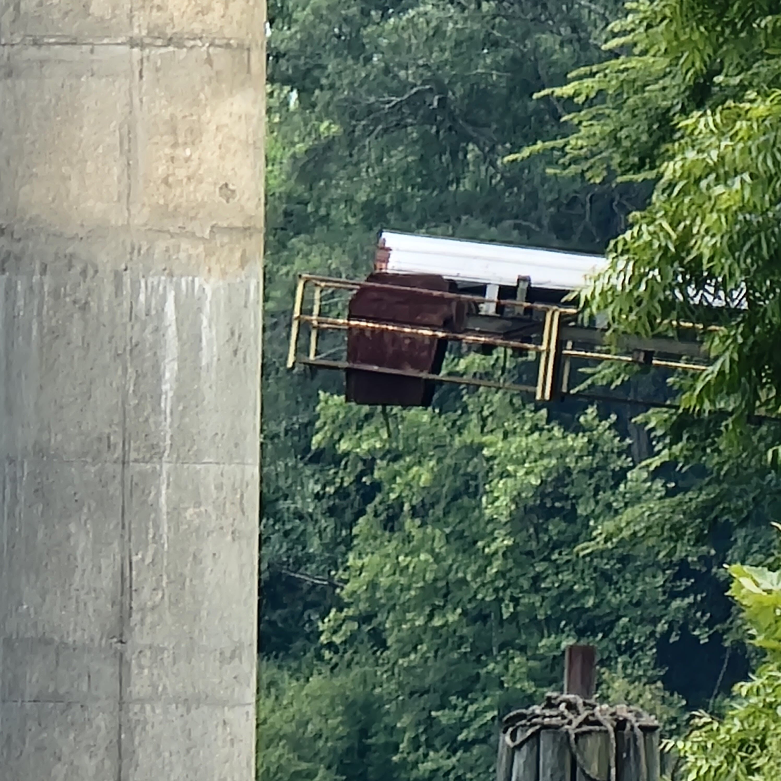 Section of a bridge in North Carolina