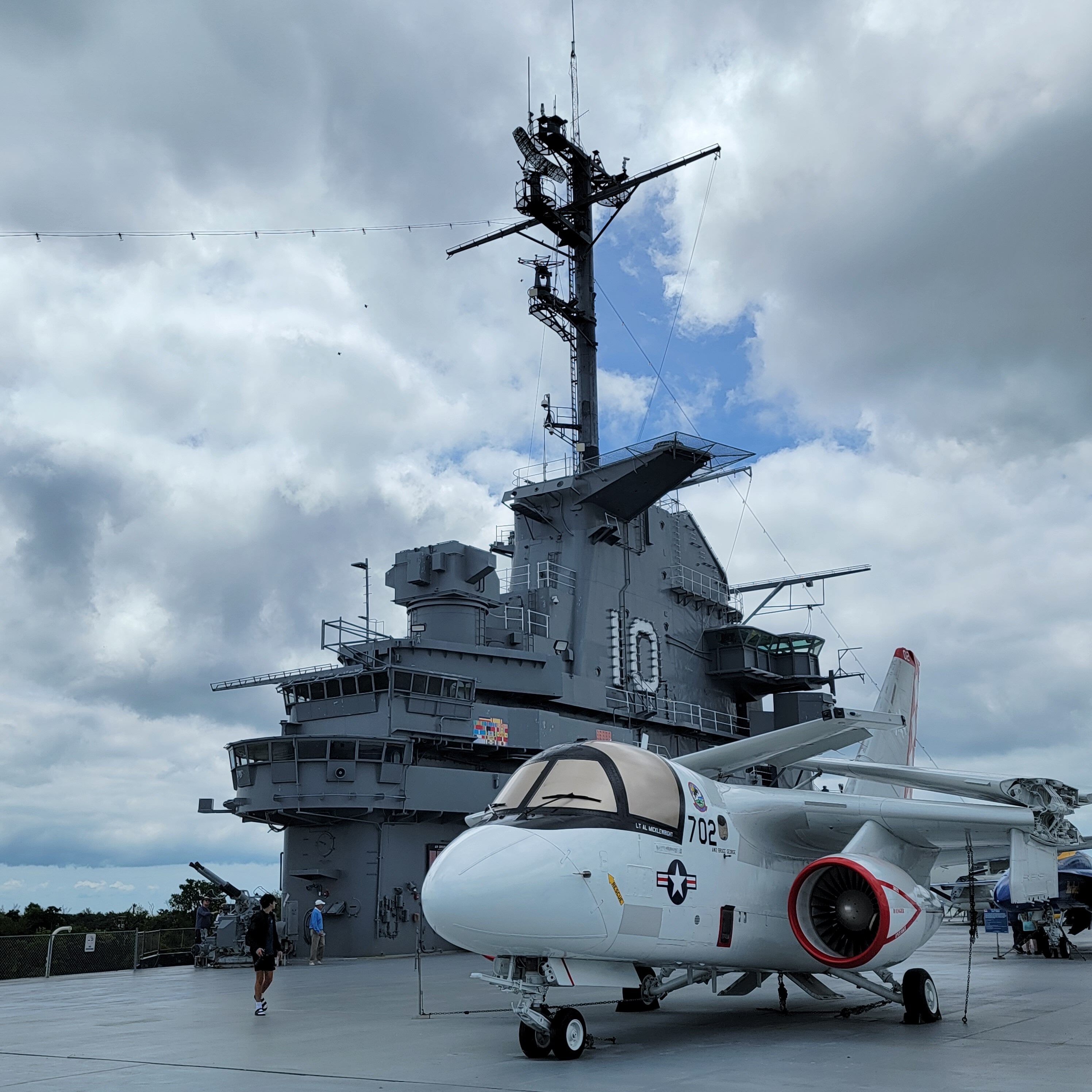USS Yorktown flight deck
