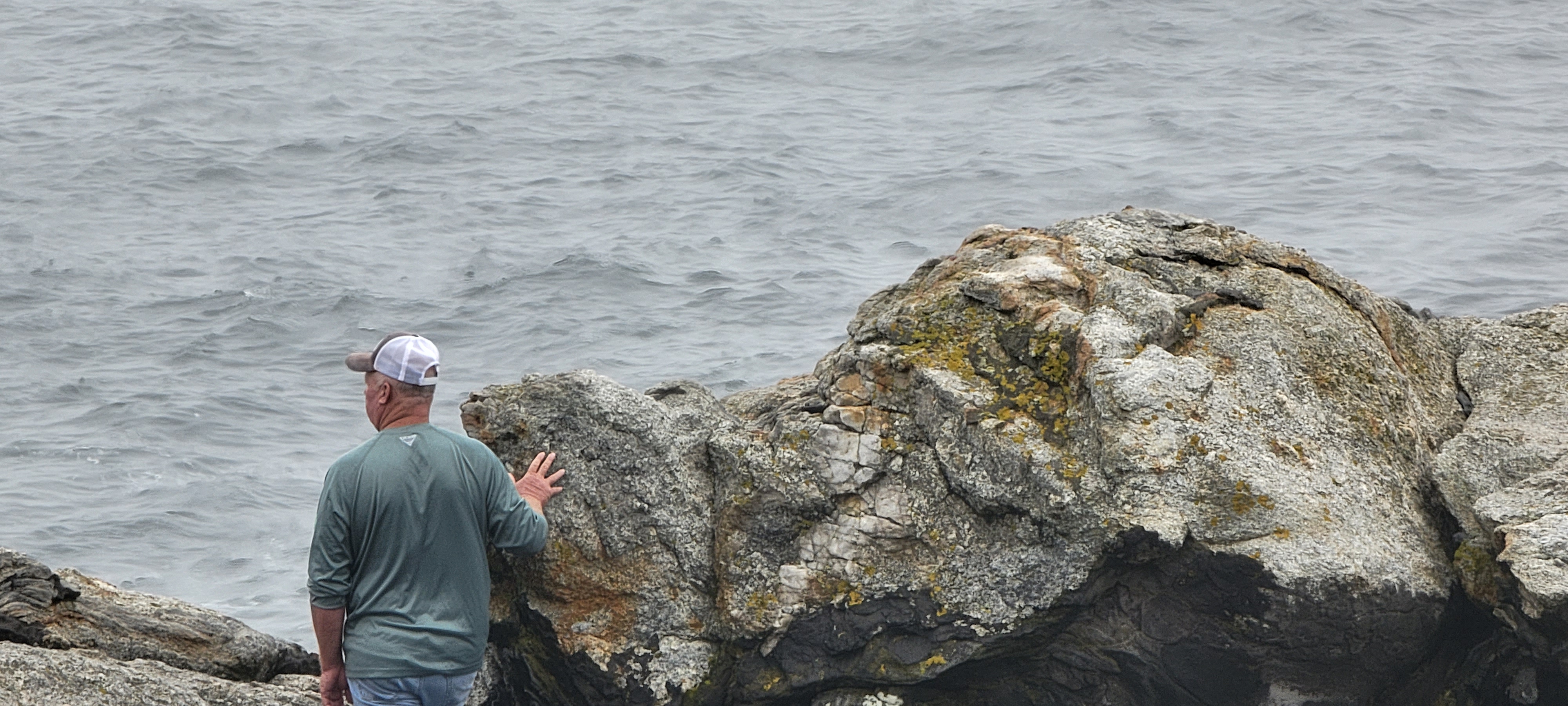 away in Maine - looking at the Atlantic