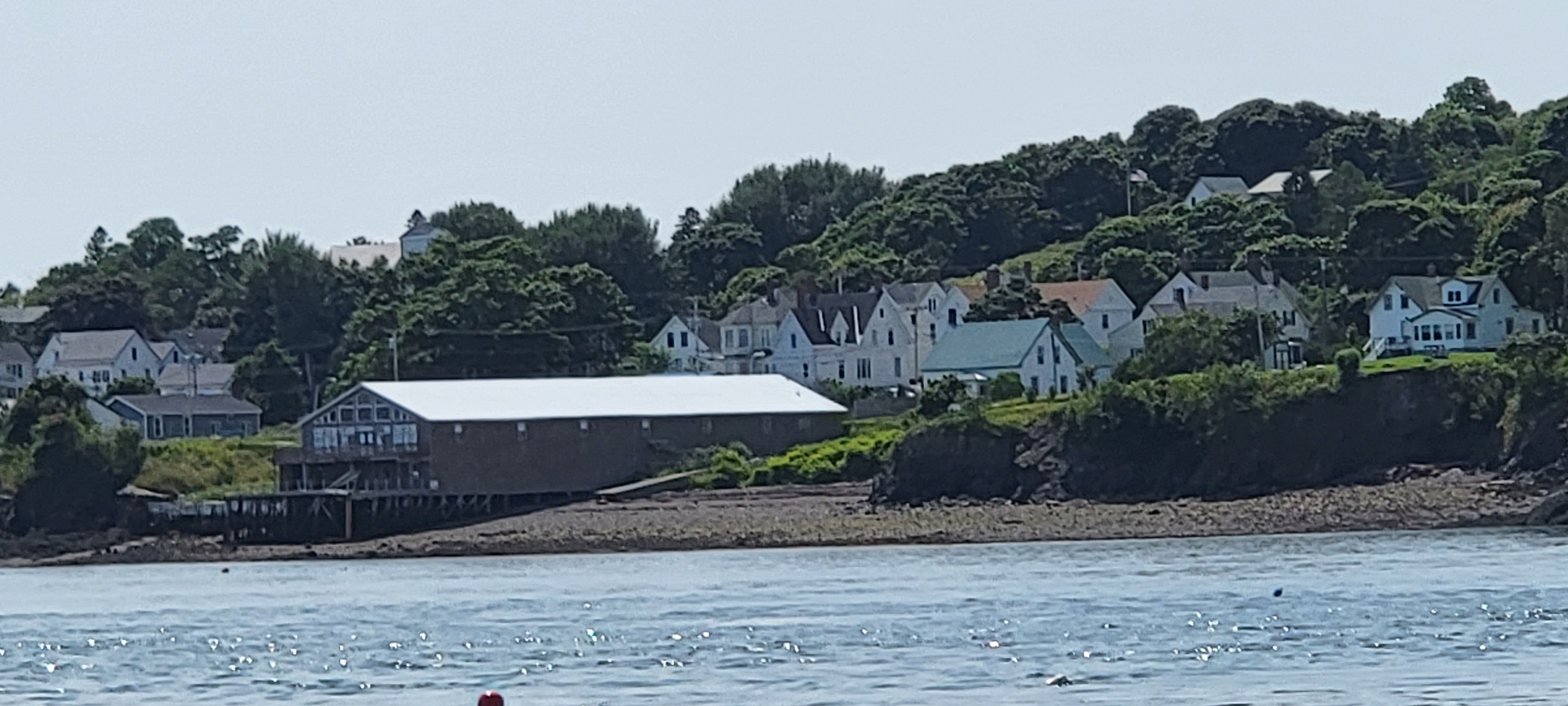 City of Eastport Maine as seen from the water