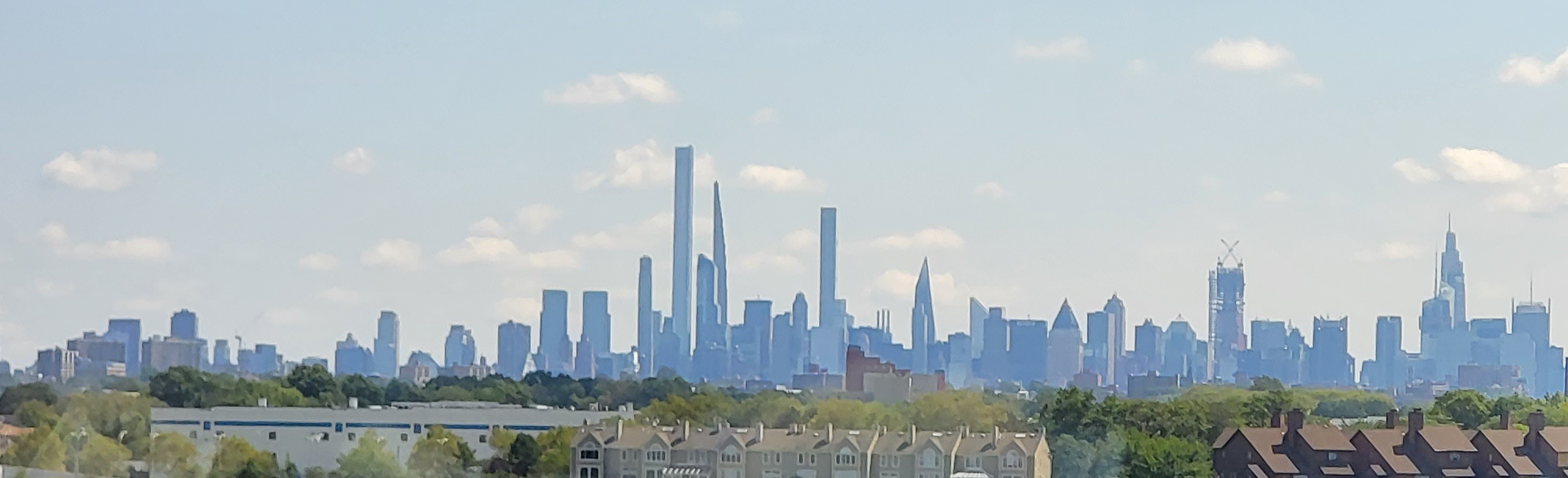 New York City skyline - as close as we are getting to the city