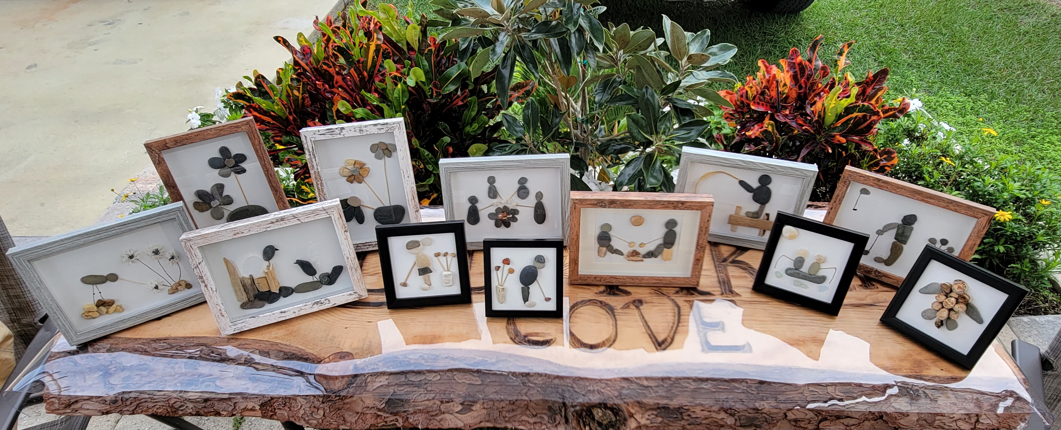 Pebble art from east coast supplies
