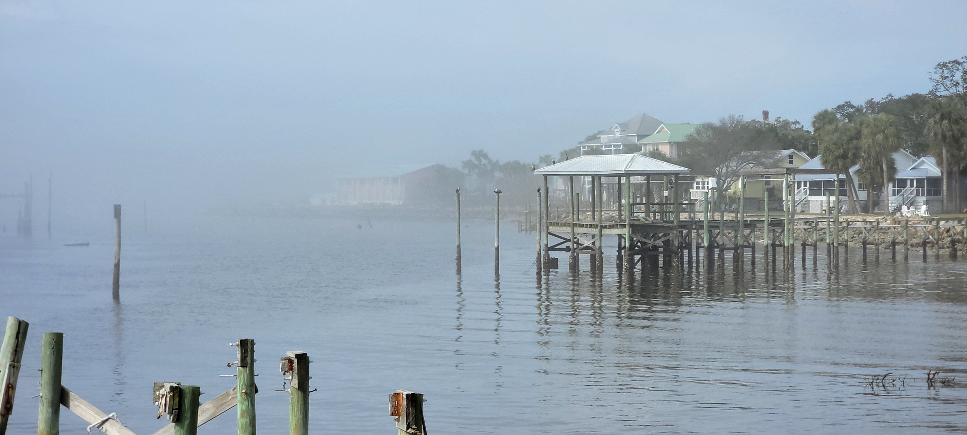 Cedar Key Florida view of Gulf coast