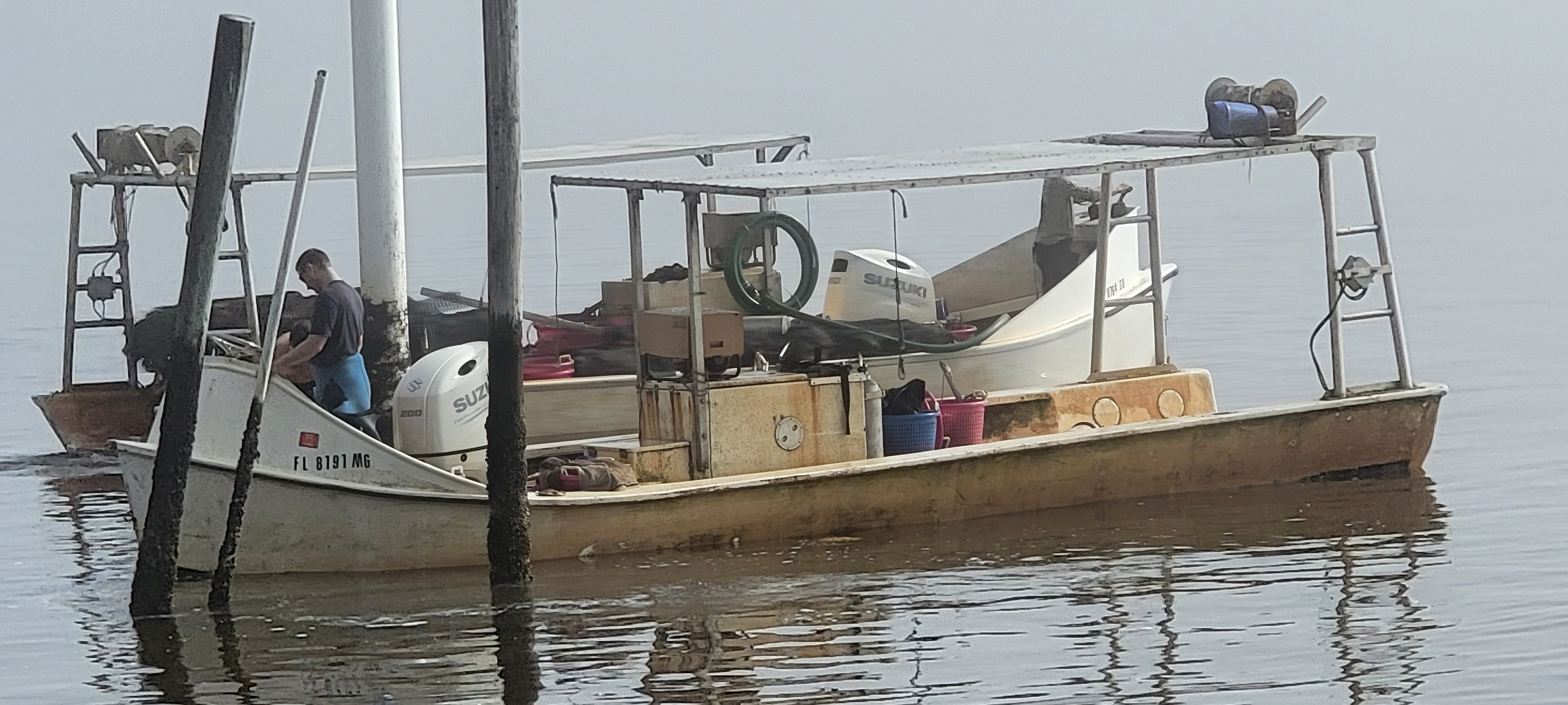 Cedar Key Florida boats in the harbor