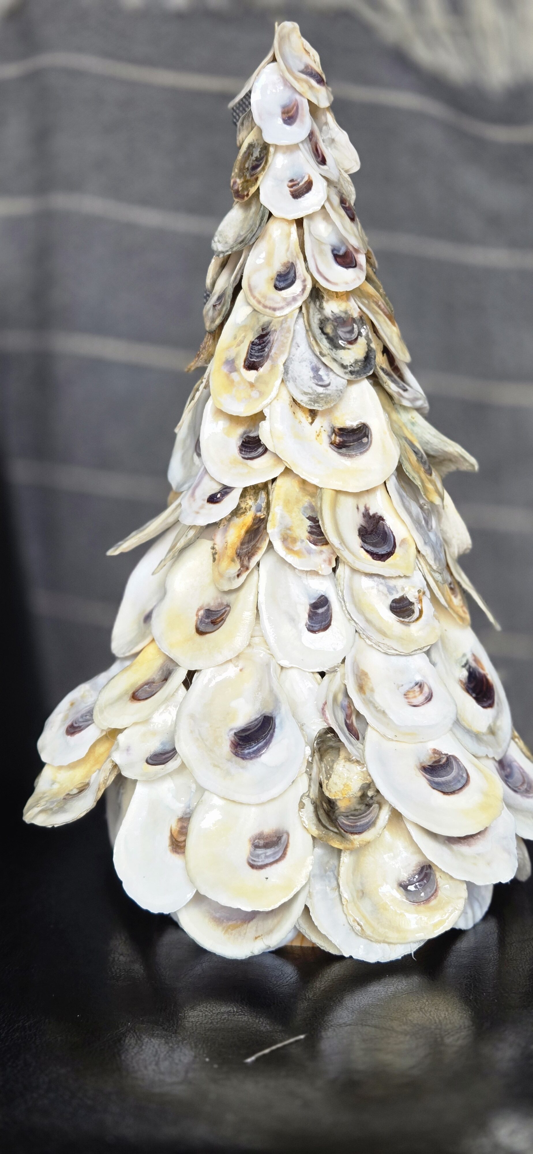 Homemade shell Christmas Tree