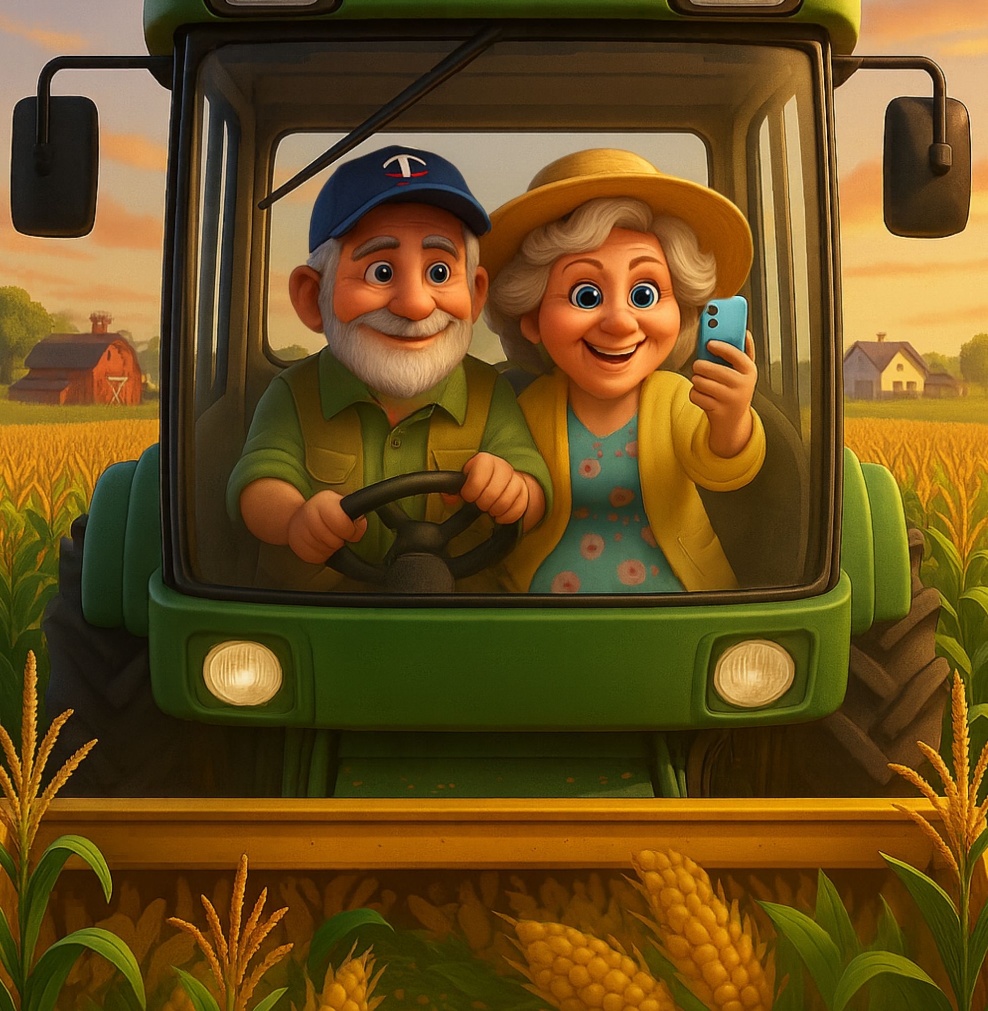 Grandma and Grandpa's Traveling House in Iowa content