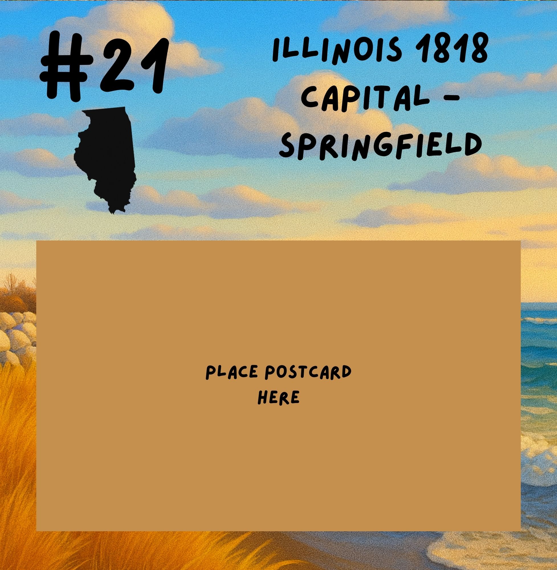 Grandma and Grandpa's Traveling House Post card album content