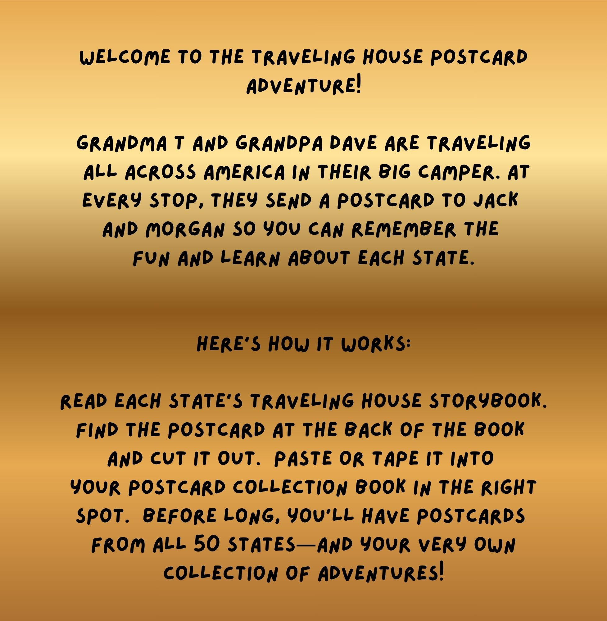 Grandma & Grandpa's Traveling House Children's Series