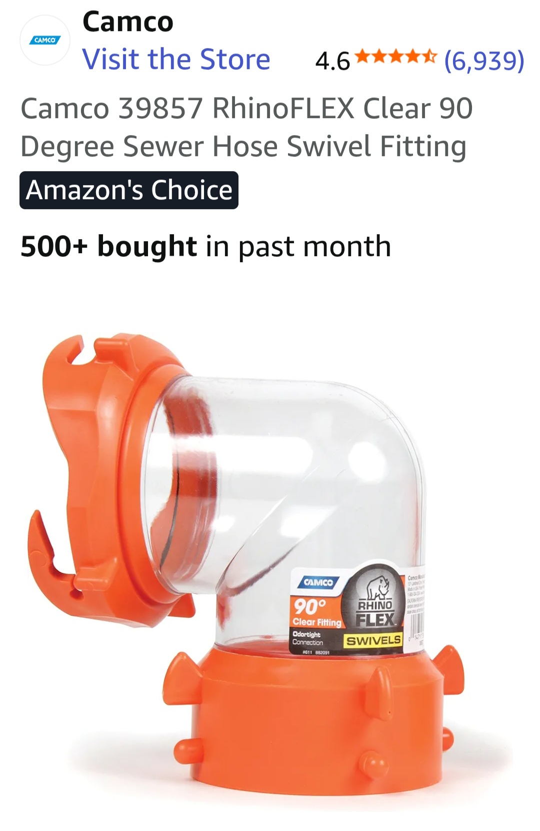 Product - RV Sewer connector