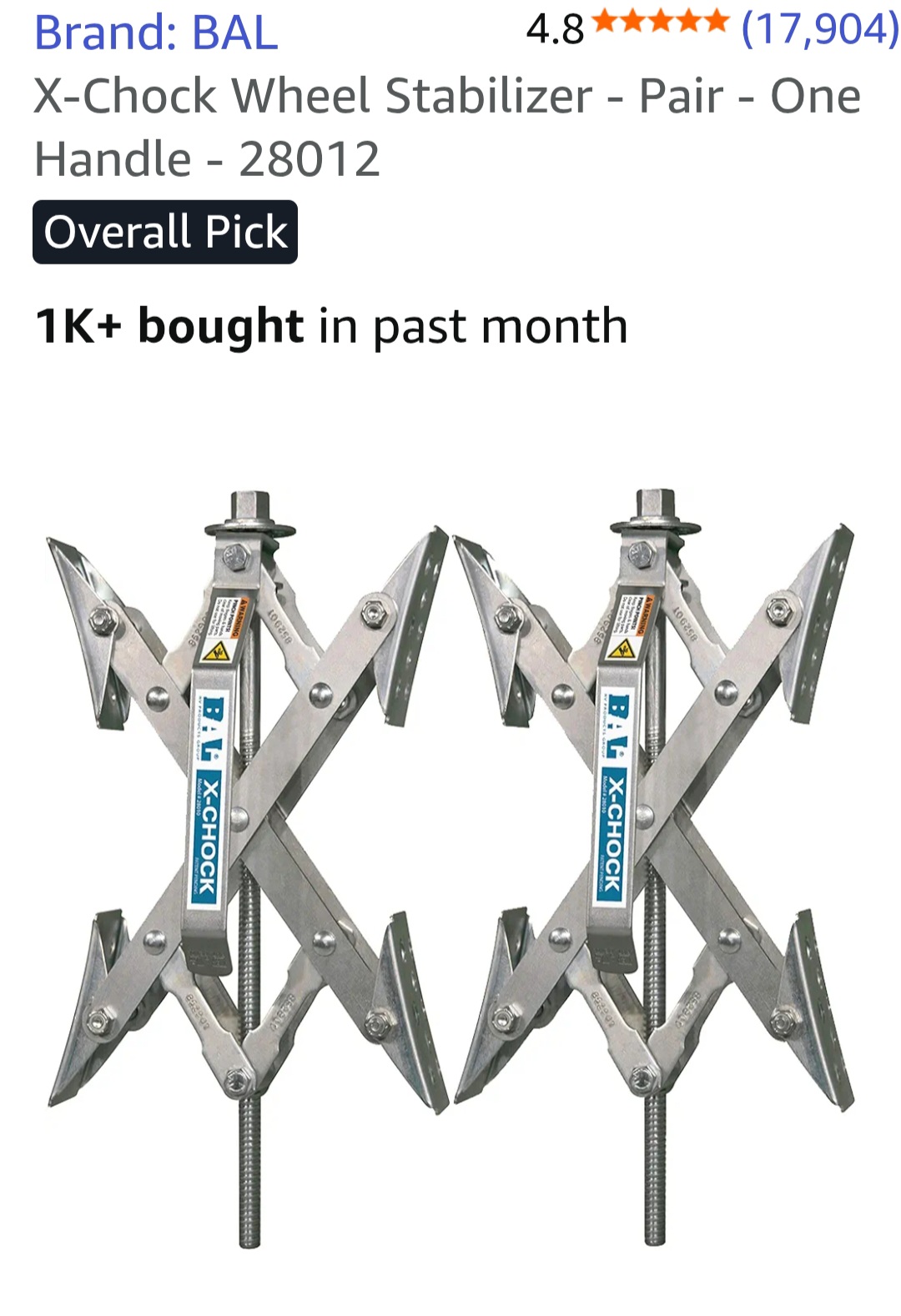 Product - X Tire chocks