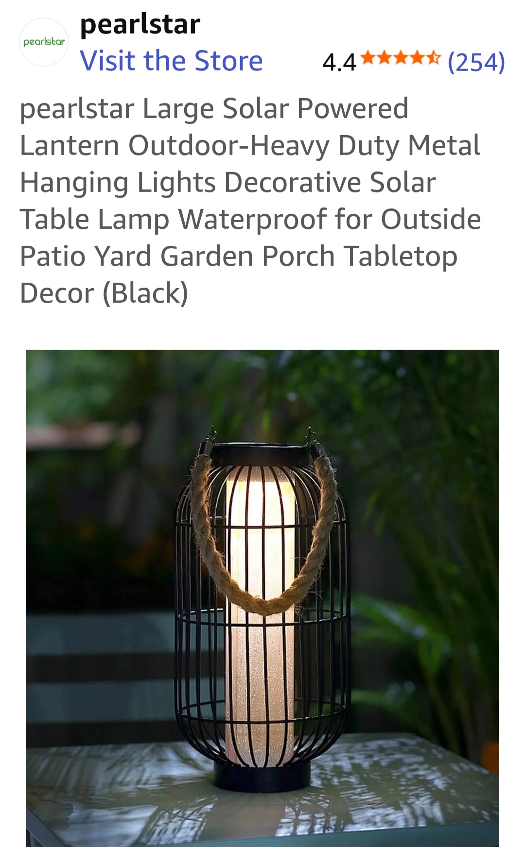 Product - External Solar lights