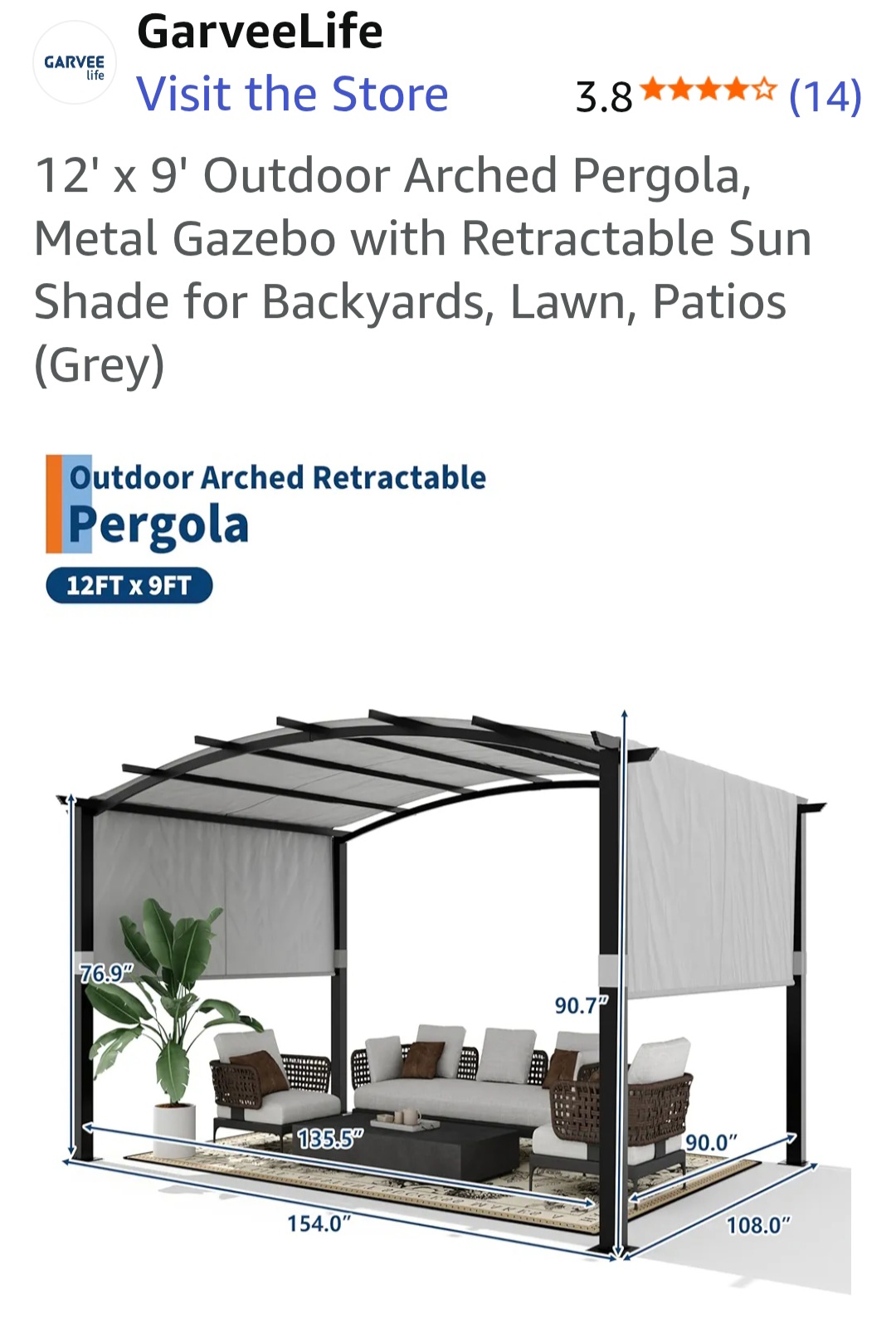 Product - Outdoor pergola