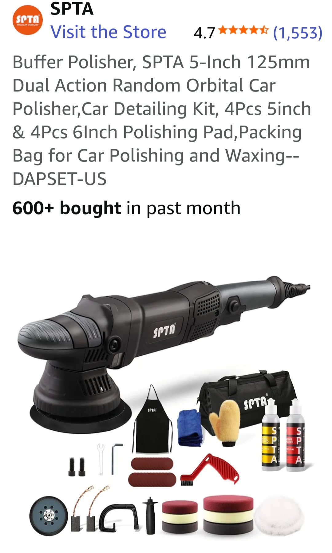 Product - Orbital buffer and polisher for RV shine