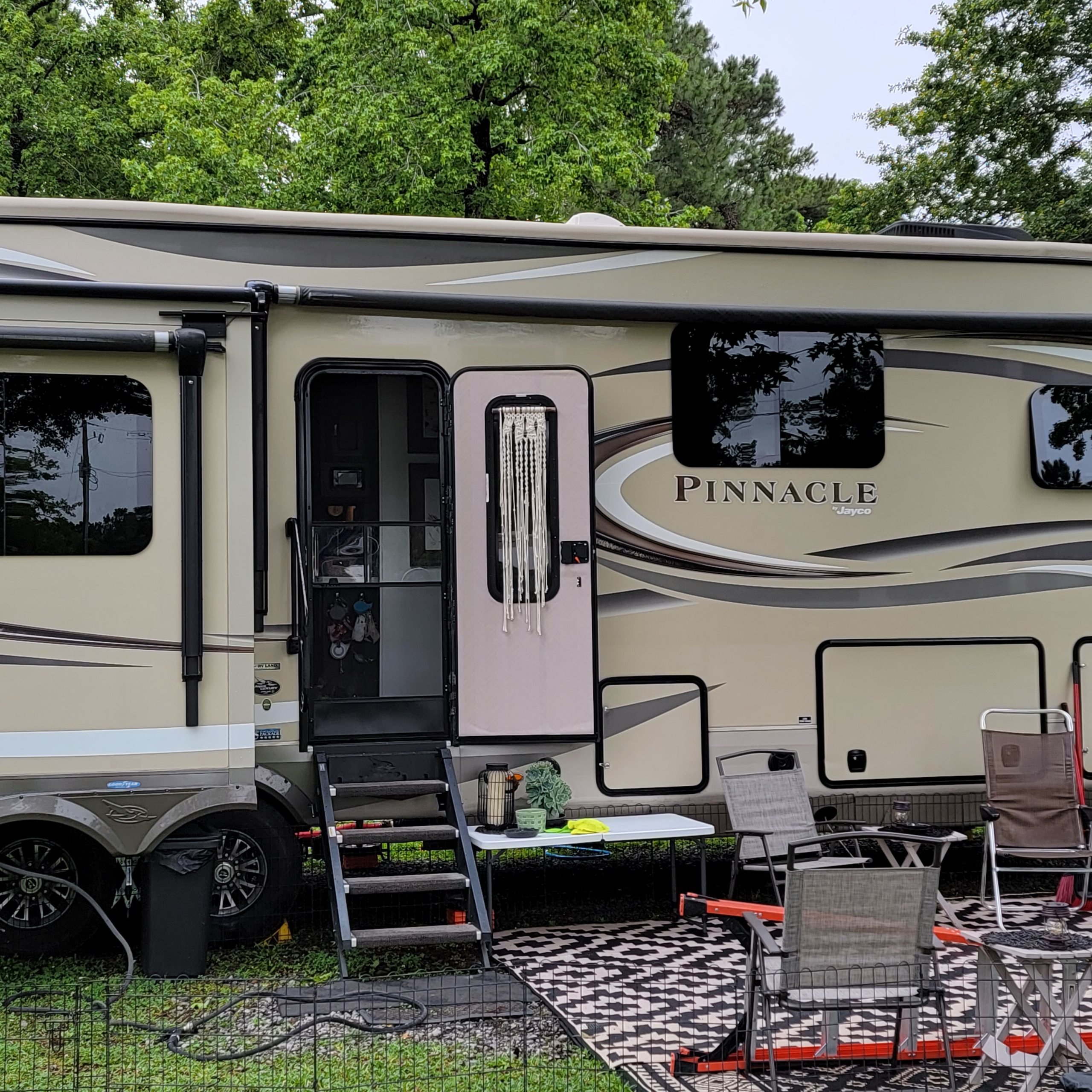 Homer the RV outside setup - just the basics