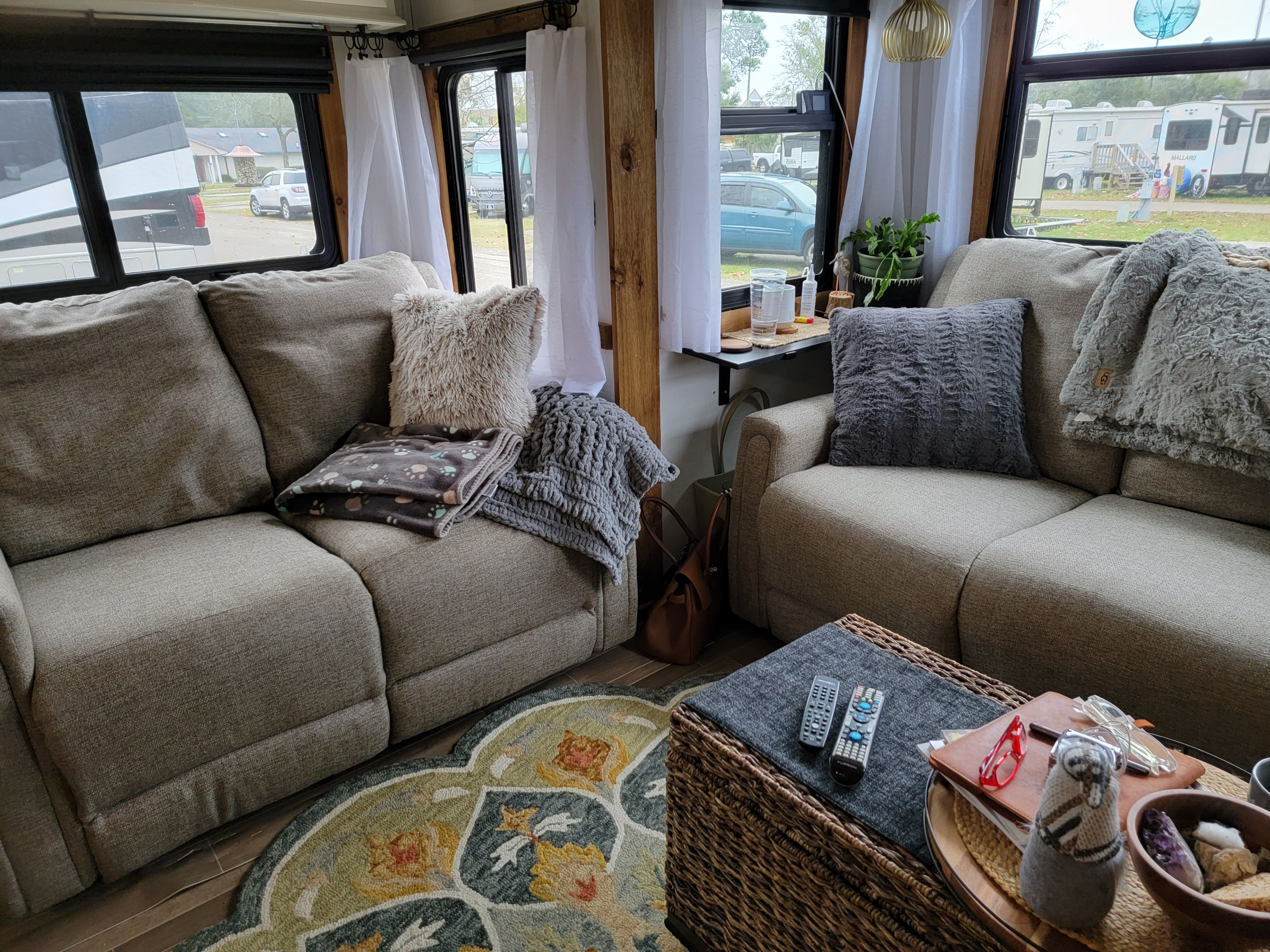 Homer the RV Living Room update for fulltime living